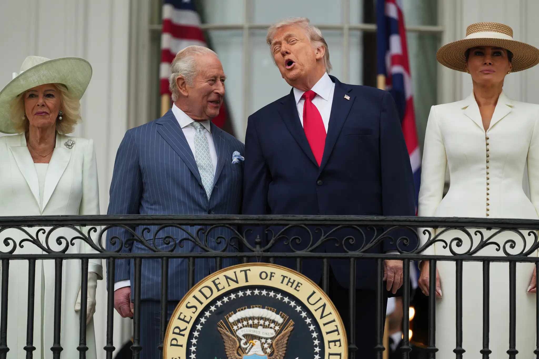 Návšteva kráľa Karola III. v USA.