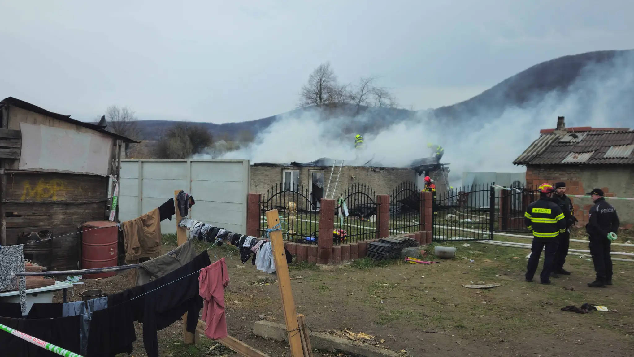 Požiar v Mirkovciach