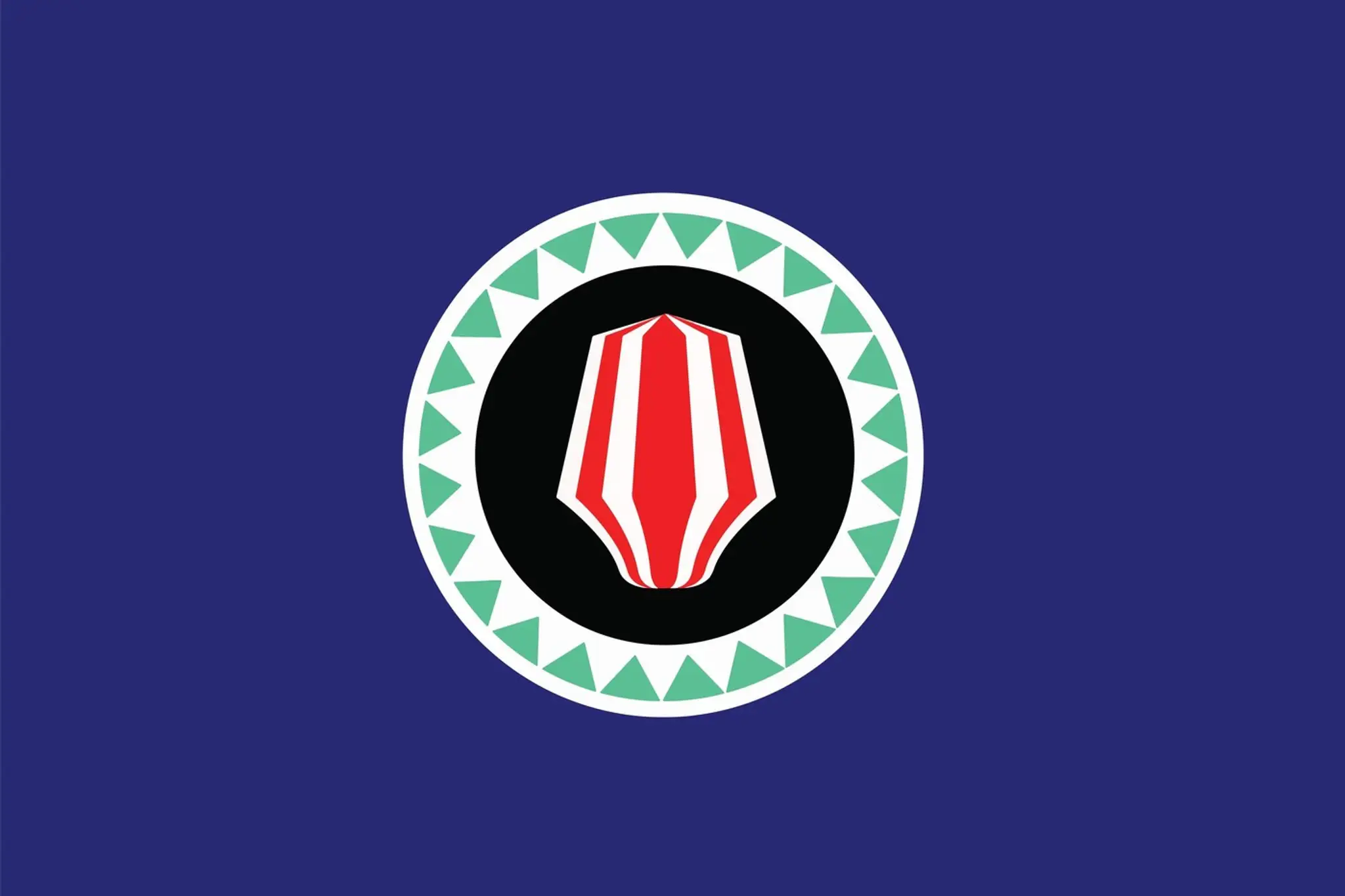 Vlajka autonómnej oblasti Bougainville.