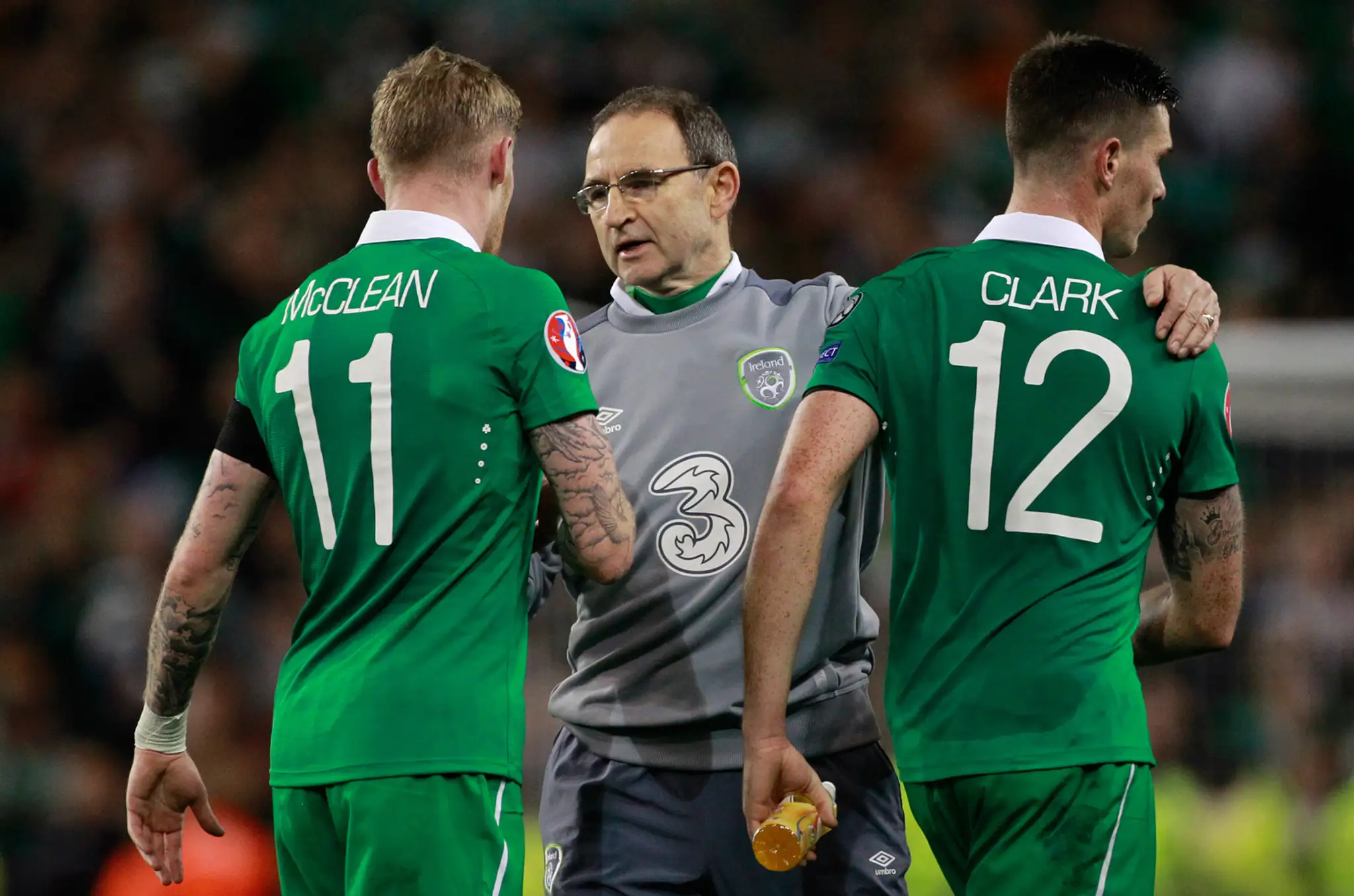 Martin O'Neill so svojimi zverencami