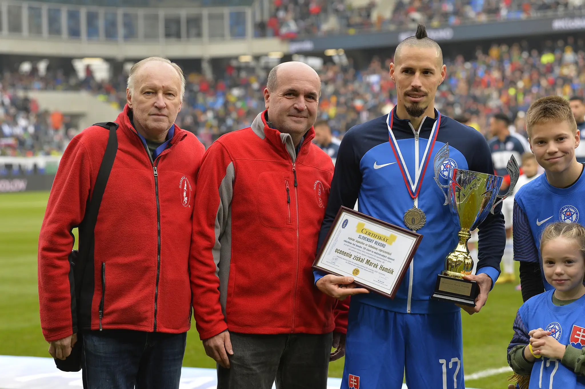 Marek Hamšík sa s reprezentáciou rozlúčil v prípravnom zápase s Čile.