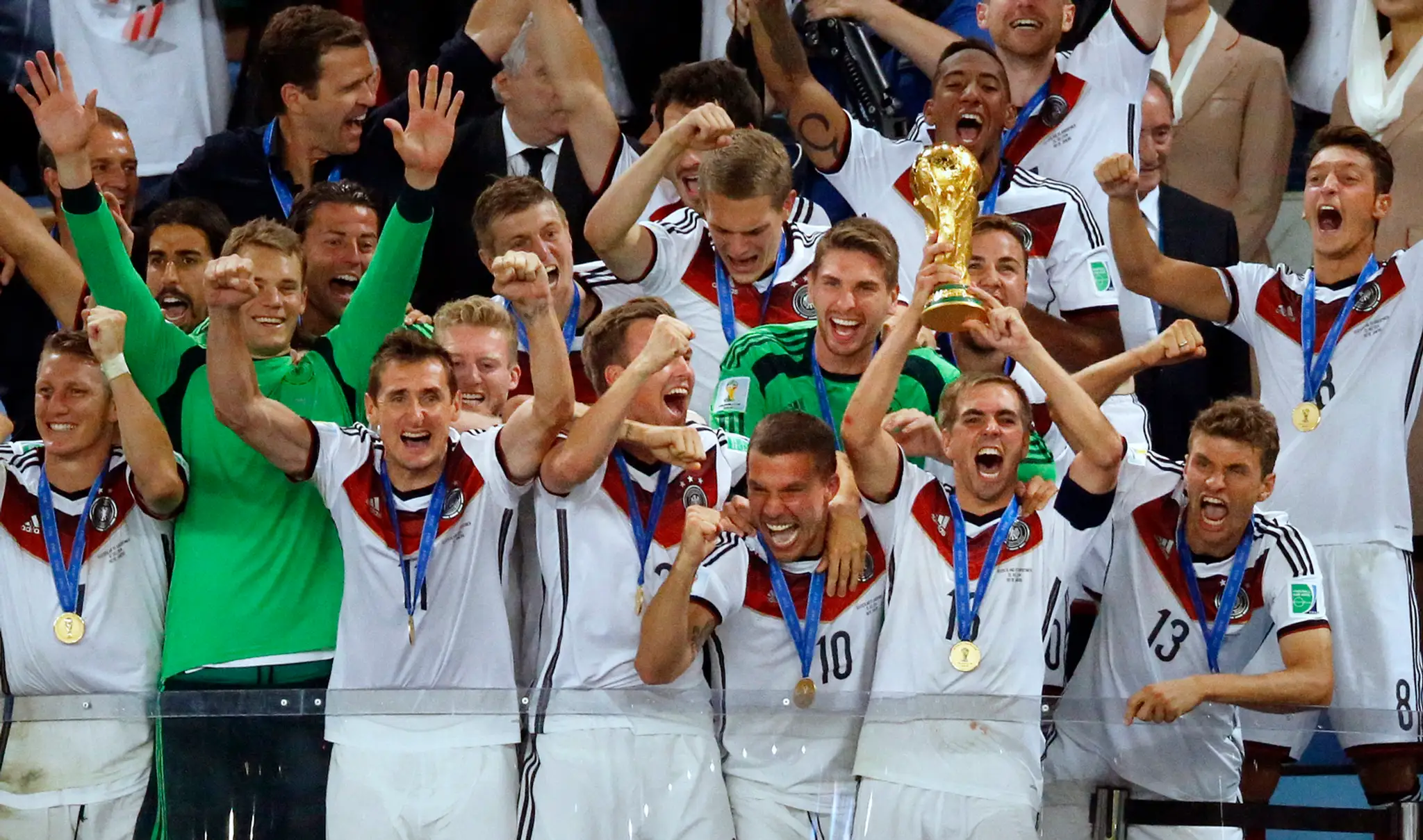 Takto vyzerá radosť futbalových majstrov sveta.