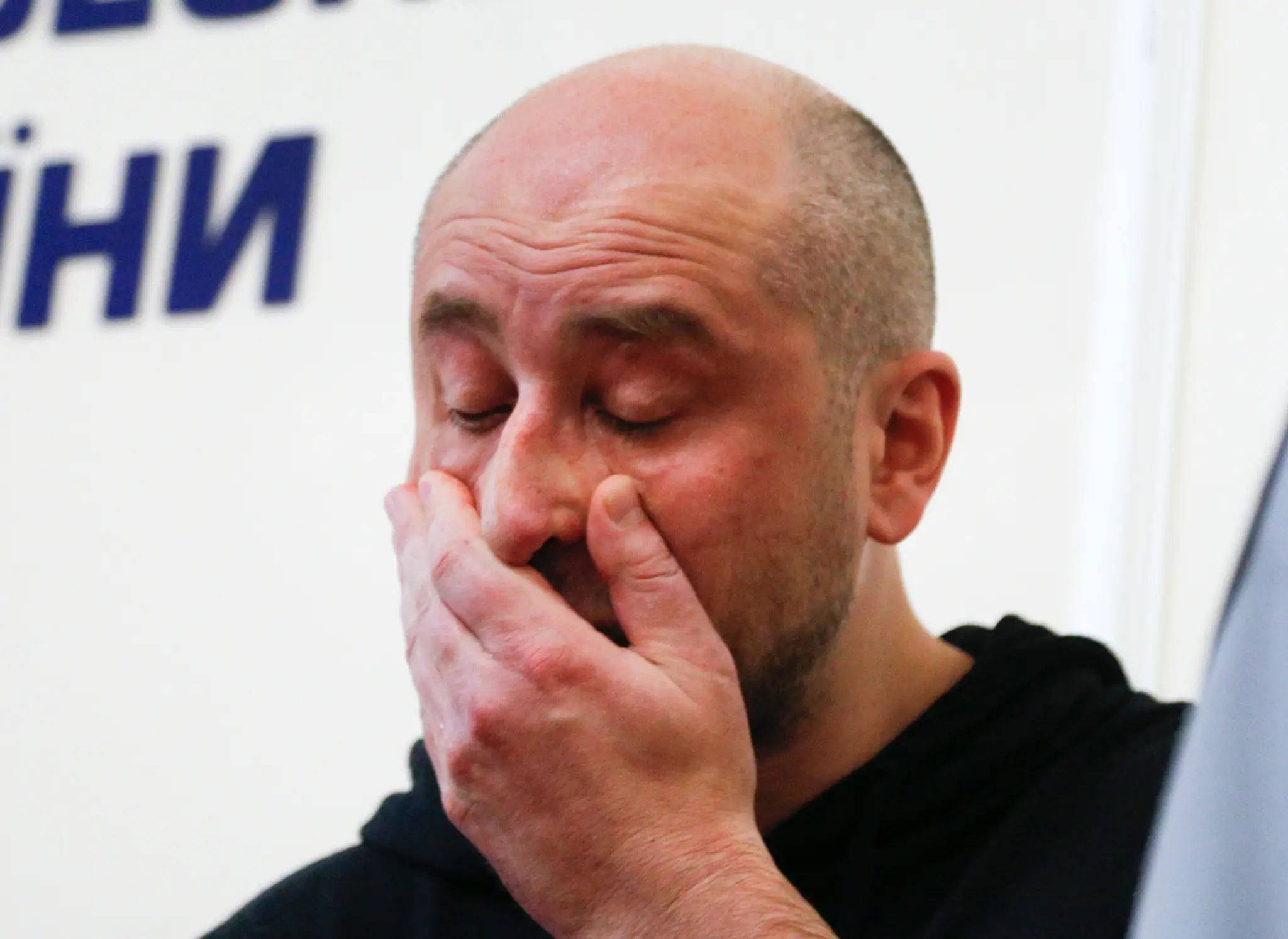 Arkadij Babčenko na tlačovej konferencii