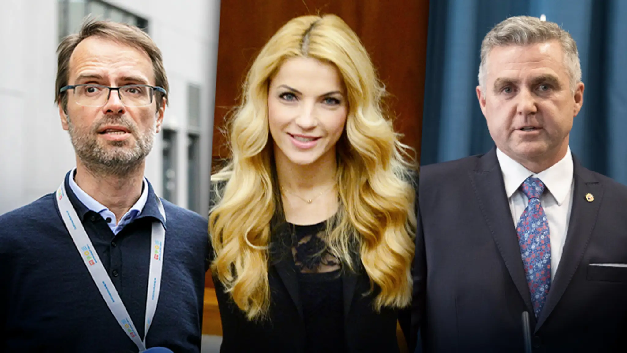 Tomáš Szalay, Martina Šimkovičová a Tibor Gašpar.
