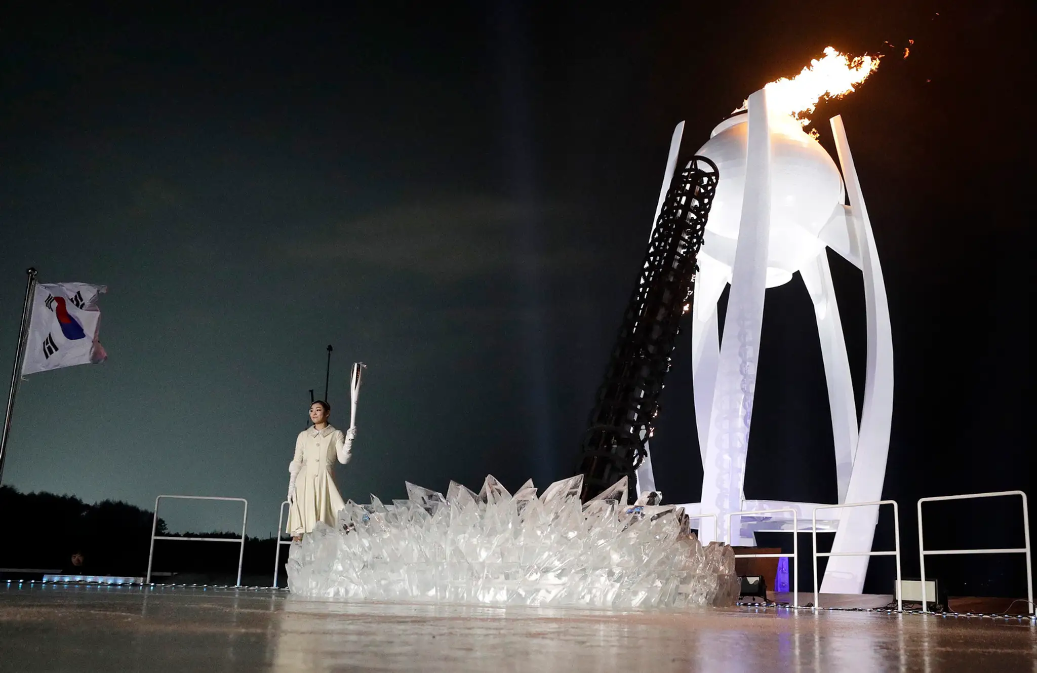 Olympionici z Indie počas otváracieho ceremoniálu ZOH 2018.