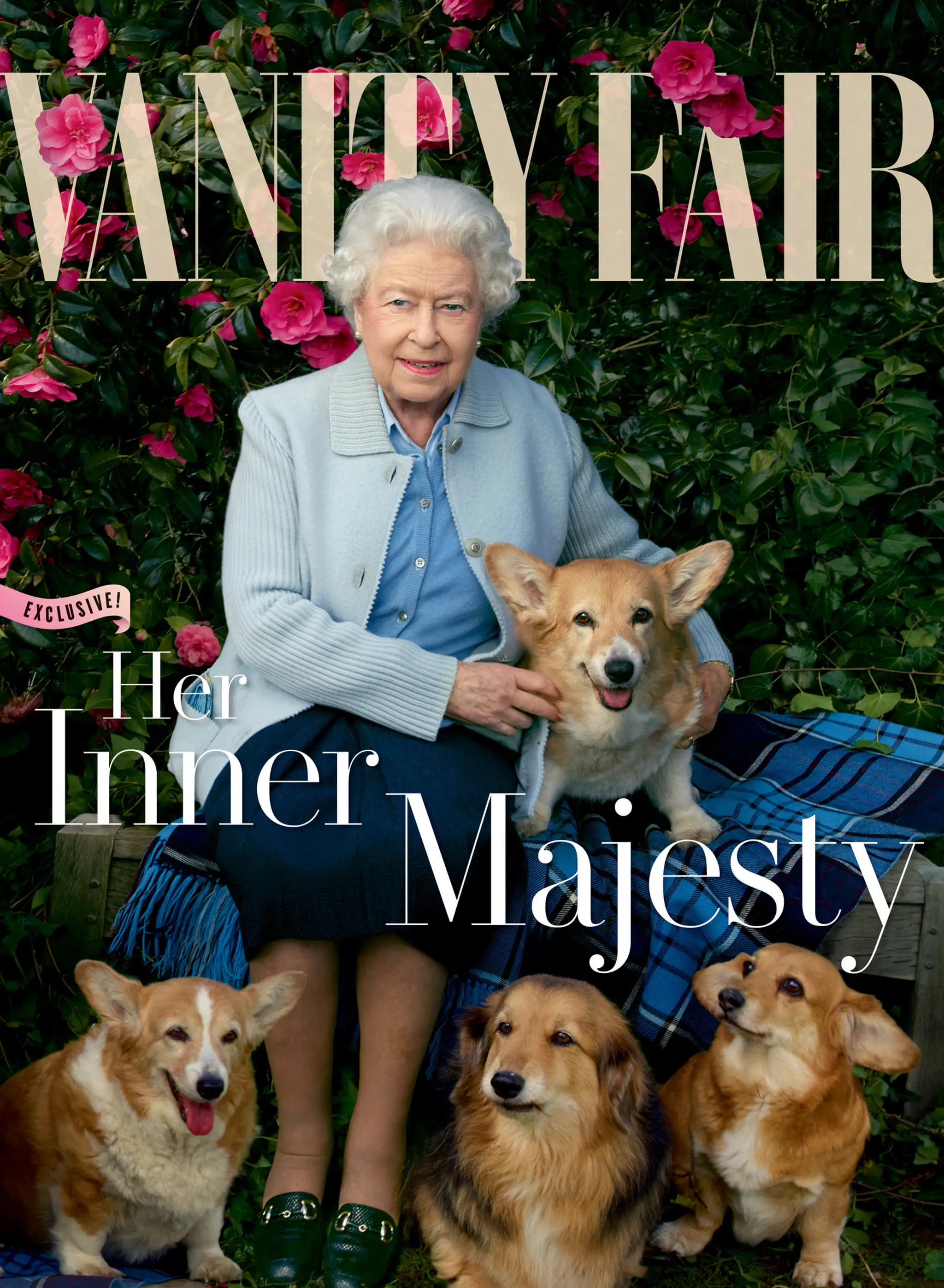 Kráľovná Alžbeta na titulke Vanity Fair.