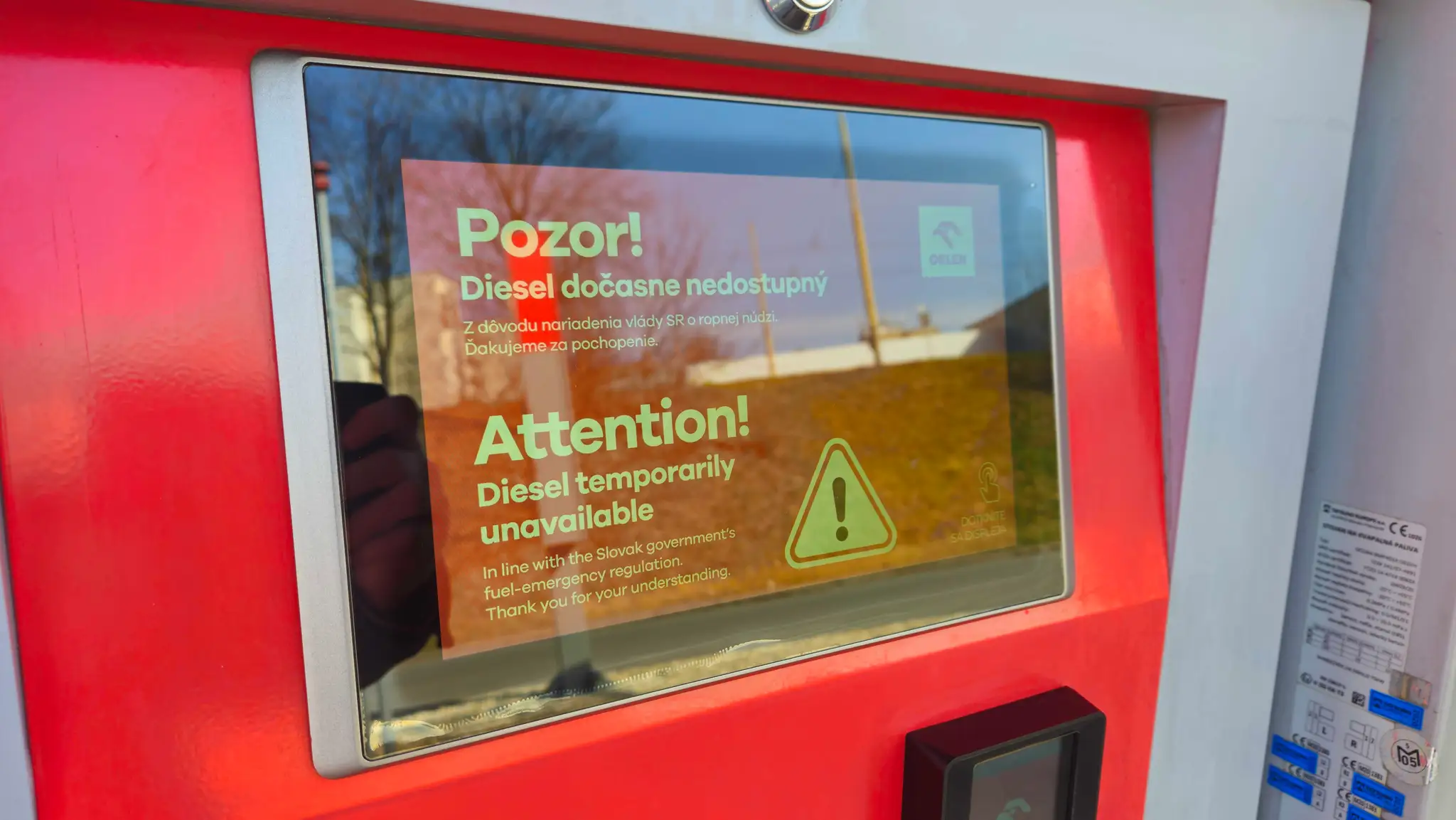 Samoobslužná pumpa