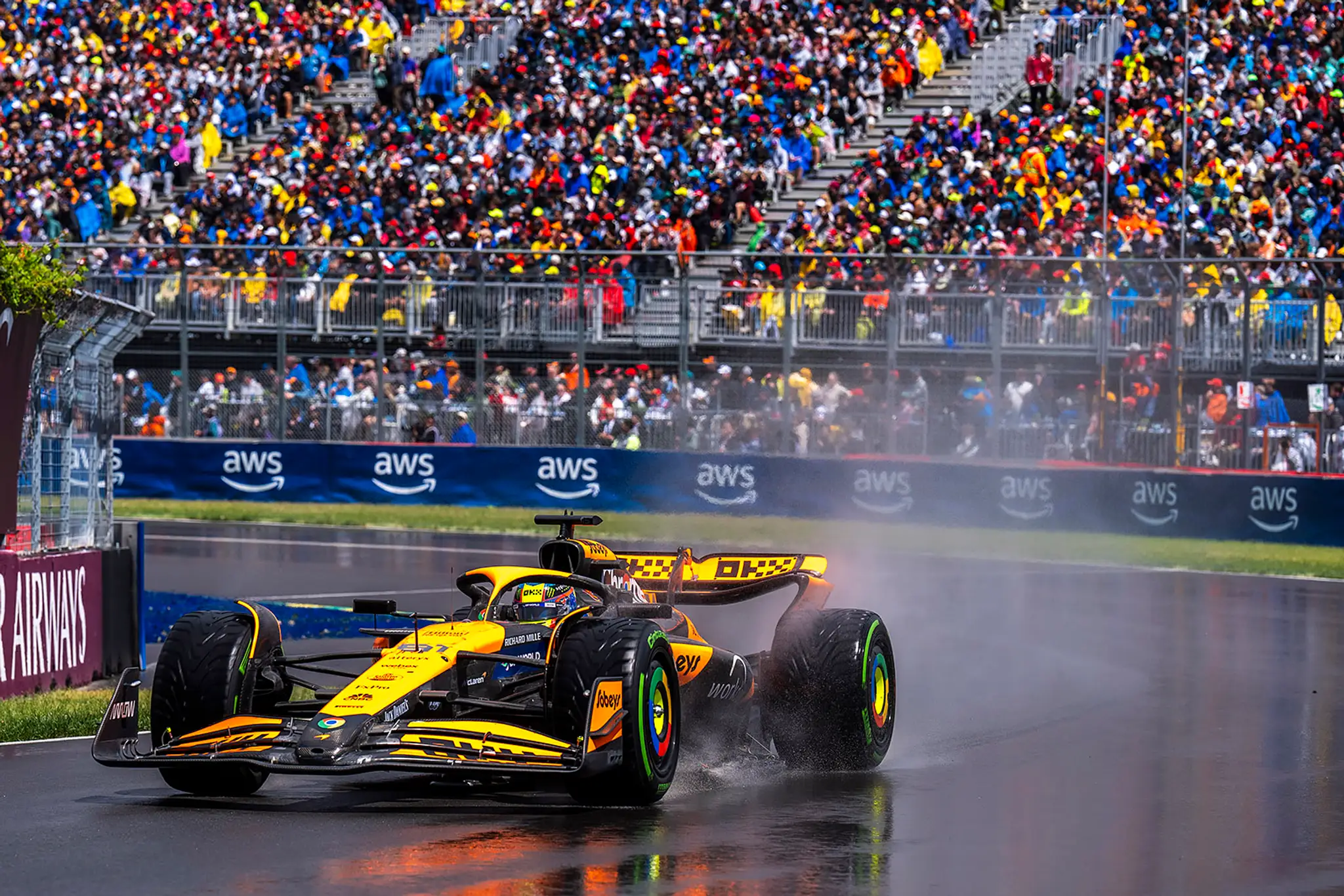 Oskar Piastri z McLarenu na trati VC Kanady.