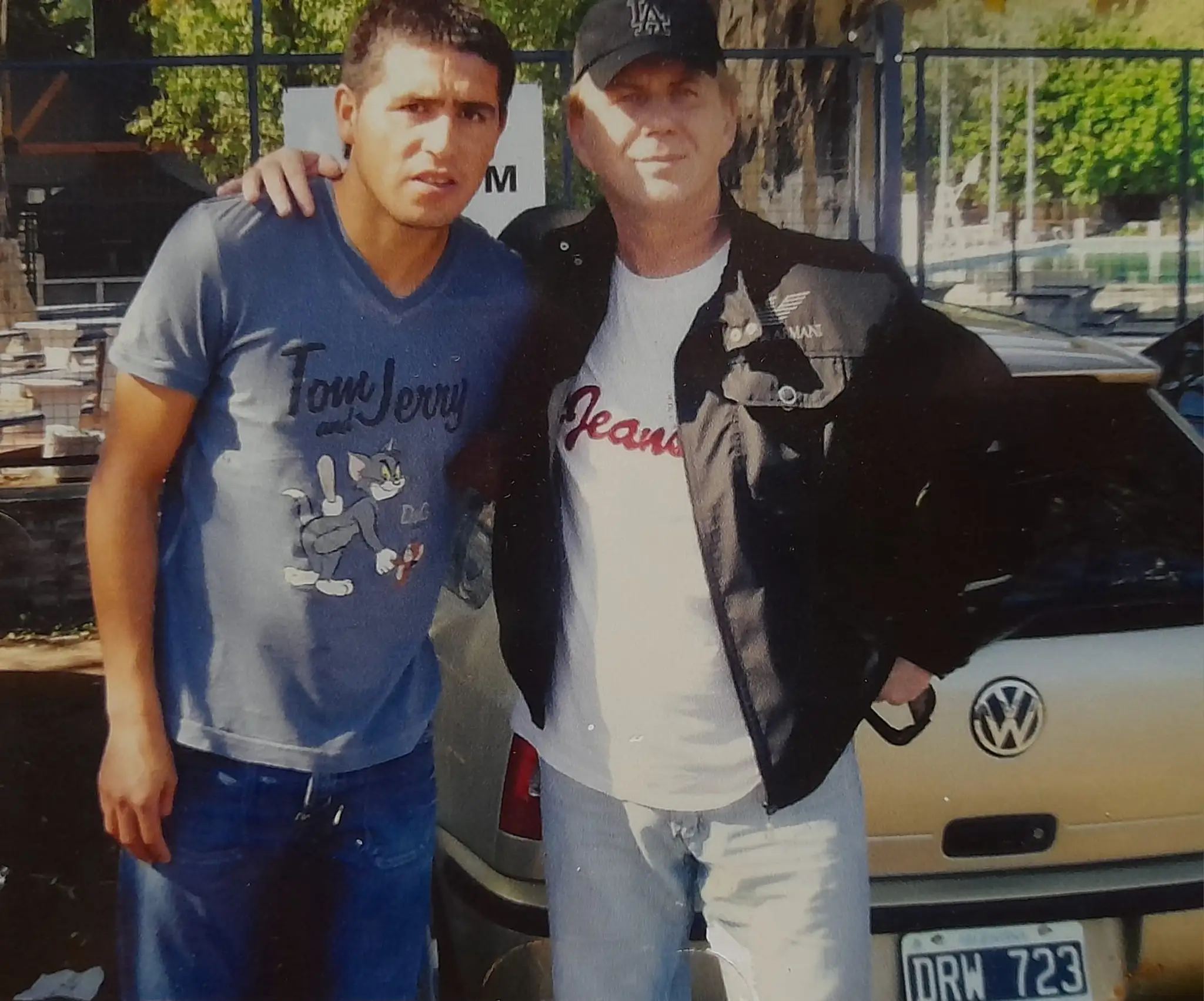 Joe Borbély v Argentíne s kamarátom Romanom Riquelmem, bývalou hviezdou FC Barcelona. Dnes prezidentom slávneho klubu Boca Juniors z Buenos Aires.