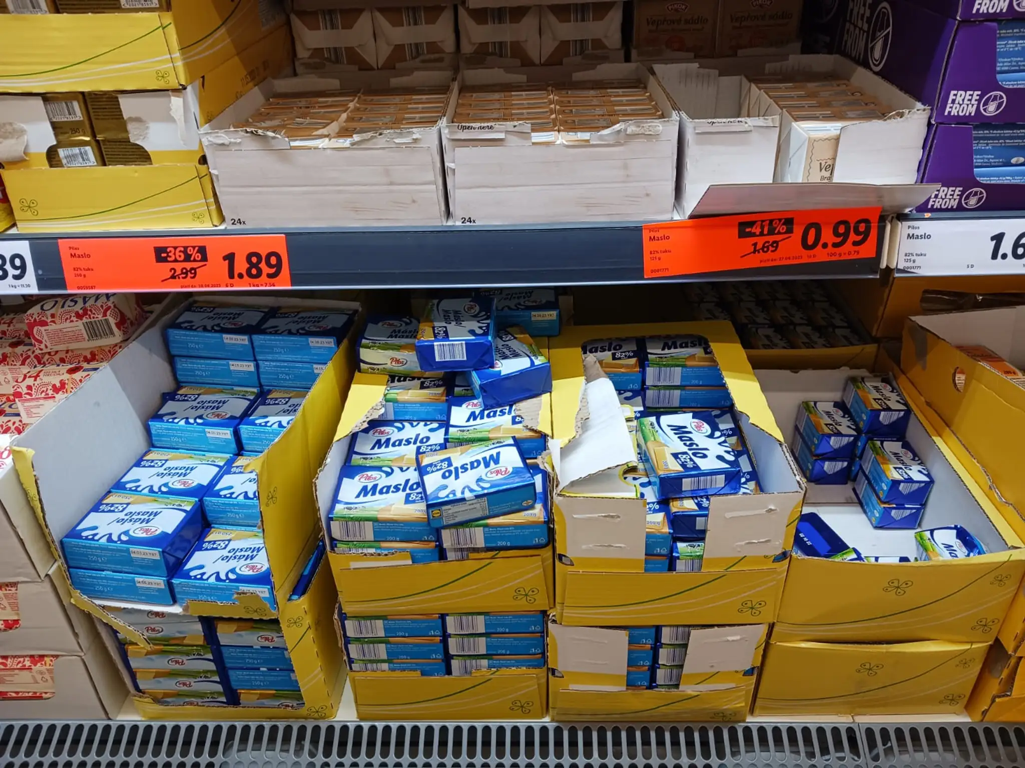 Veľké akcie na maslo