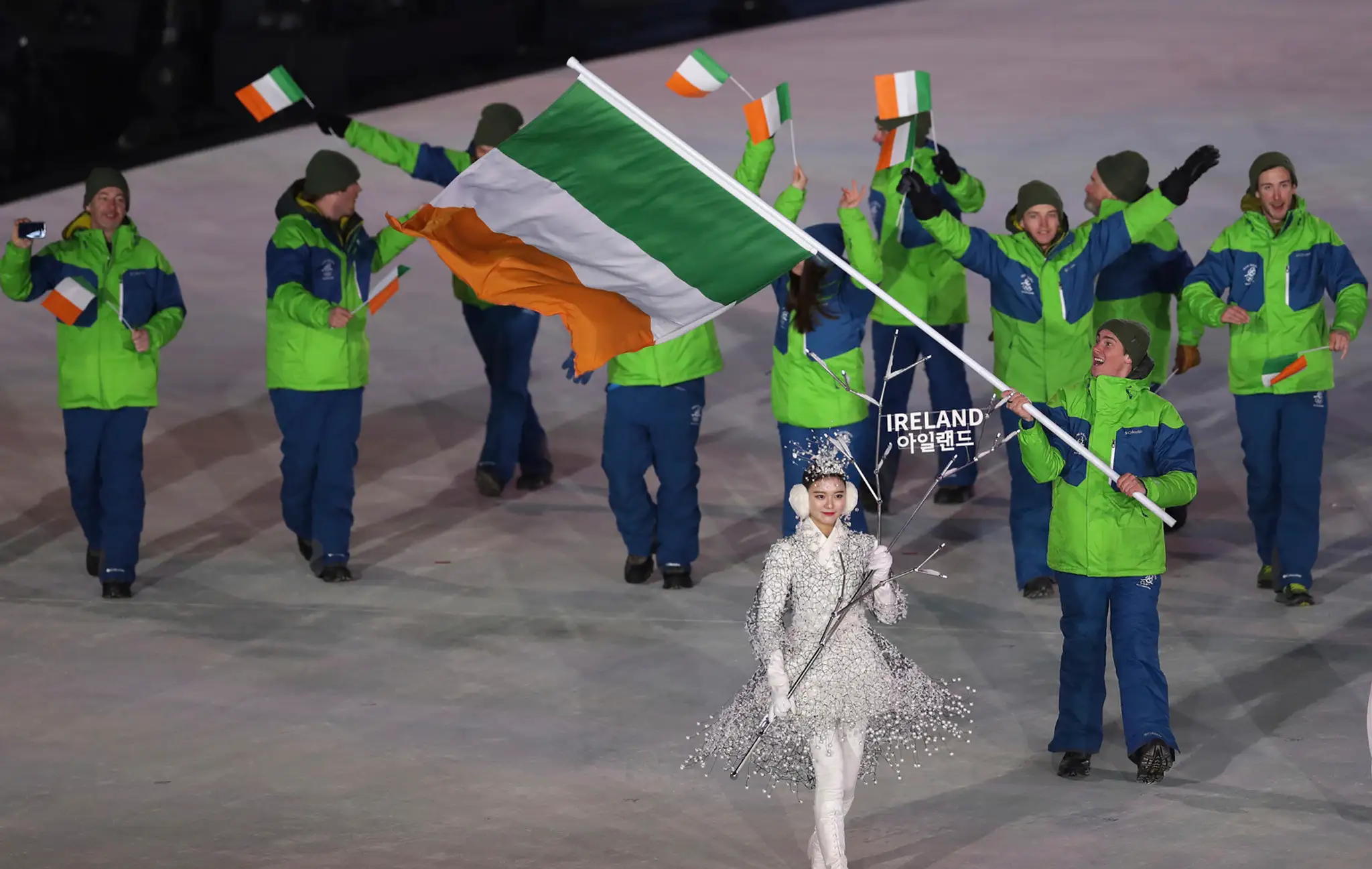 Maličká výprava Portorika na otváracom ceremonáli ZOH 2018.