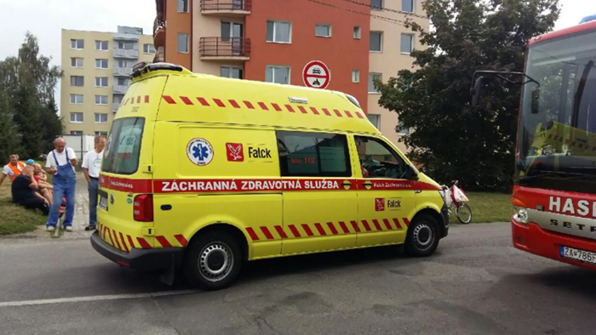 Únik čpavku na štadióne v Liptovskom Mikuláši.