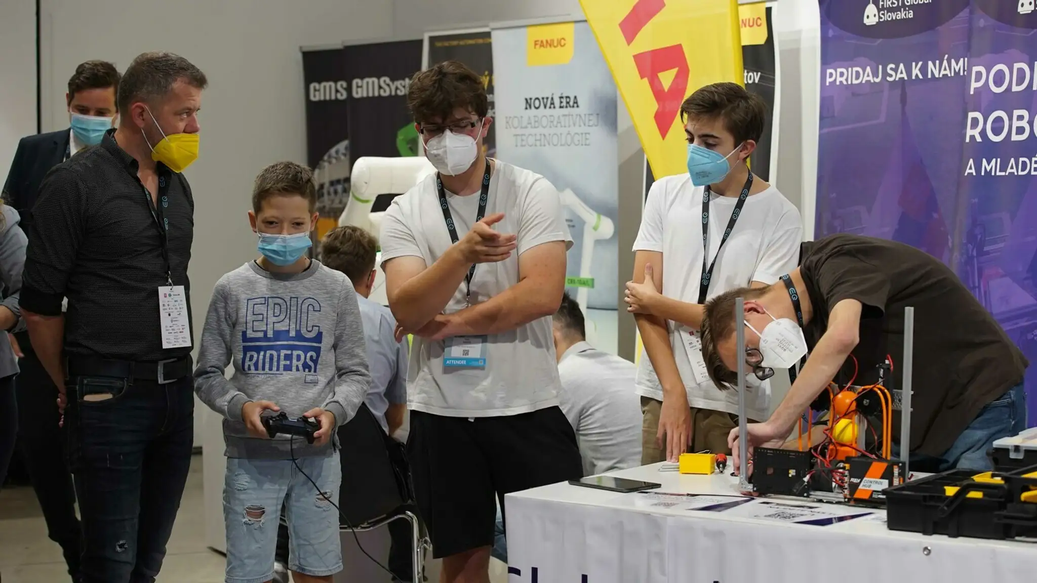 Expozície na SlovakiaTech Forum - Expo 2021.