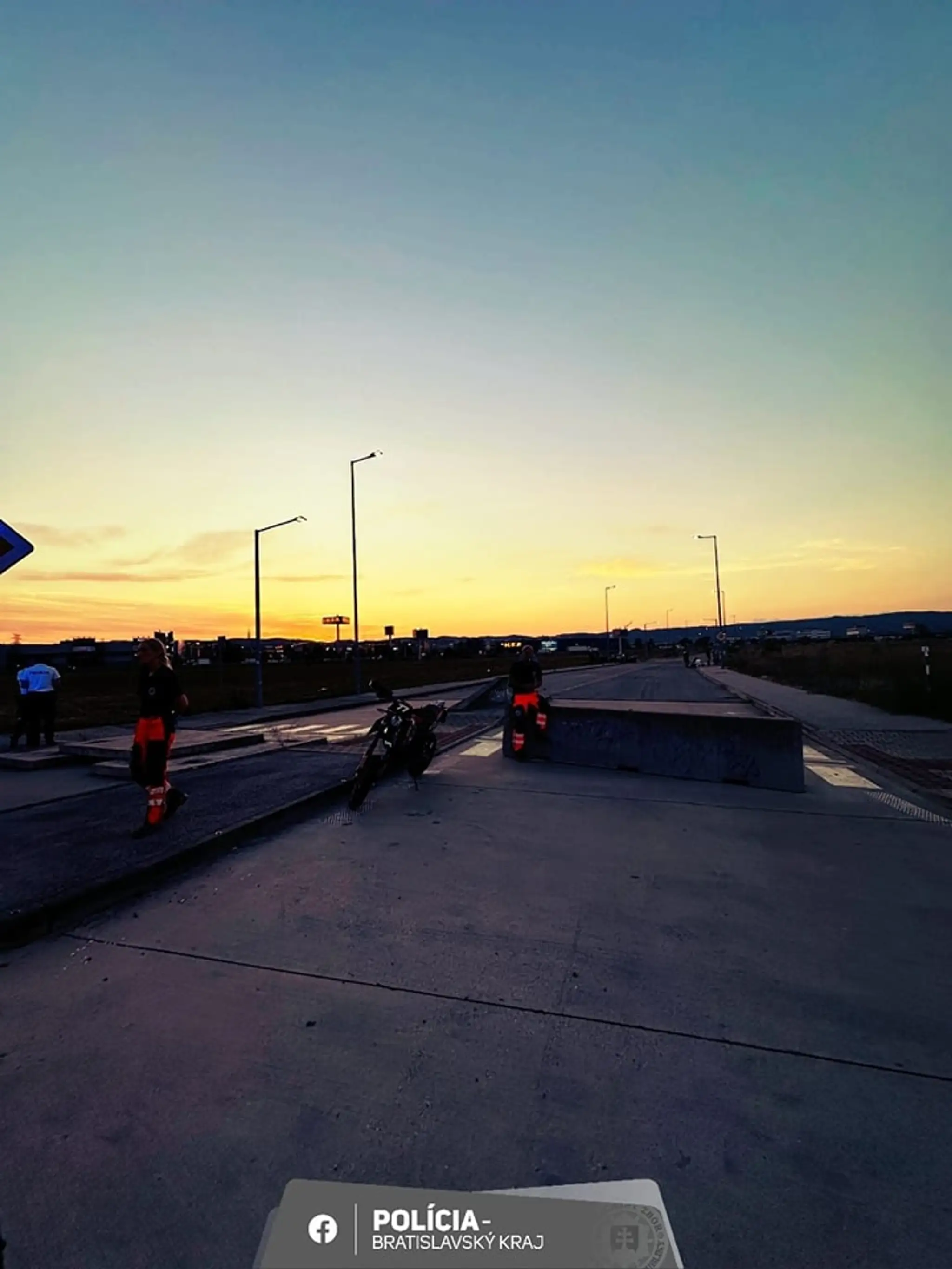 Tragická nehoda motorkára v Bratislave.