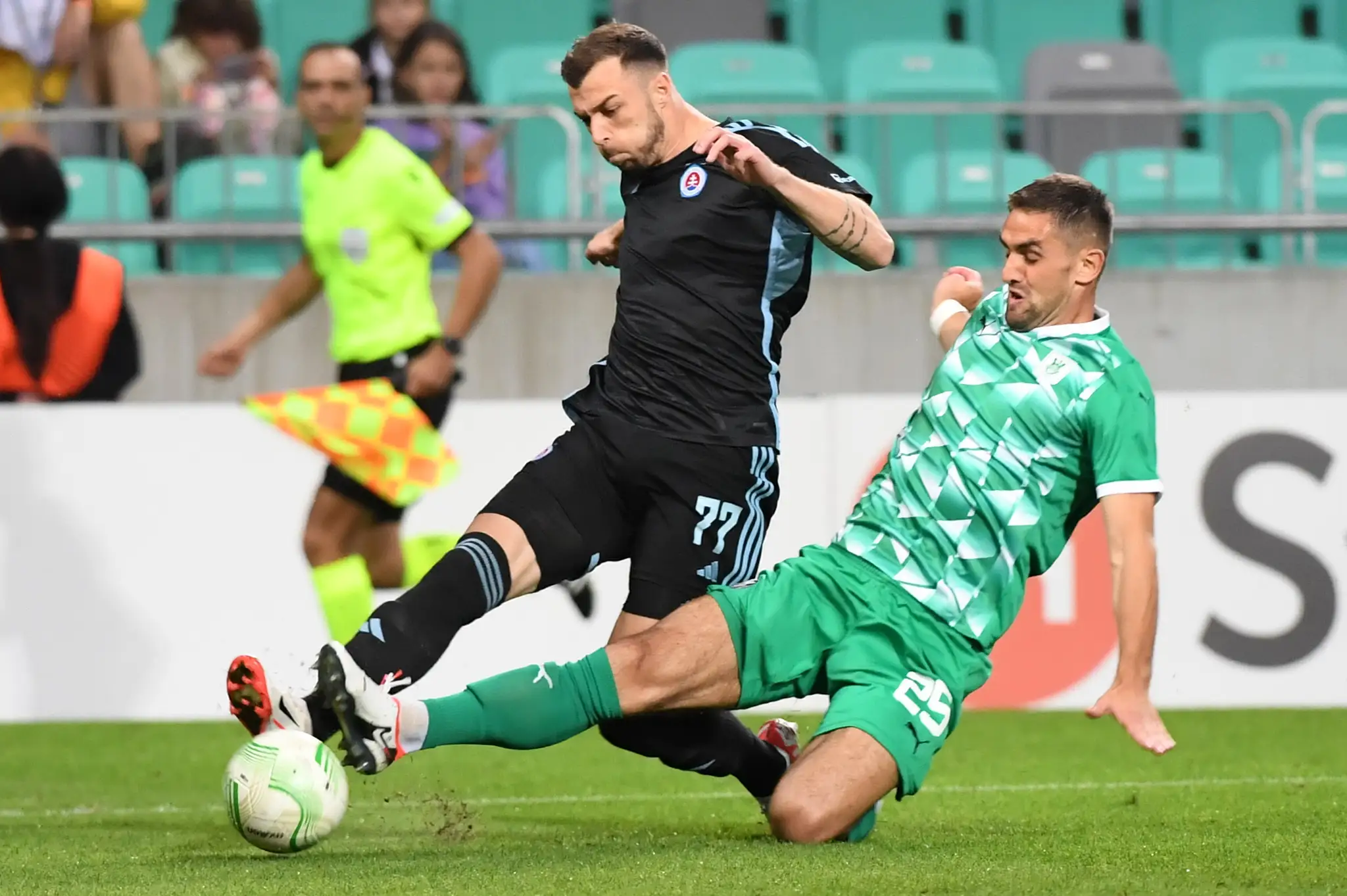 NK Olimpija Ľubľana - ŠK Slovan Bratislava.