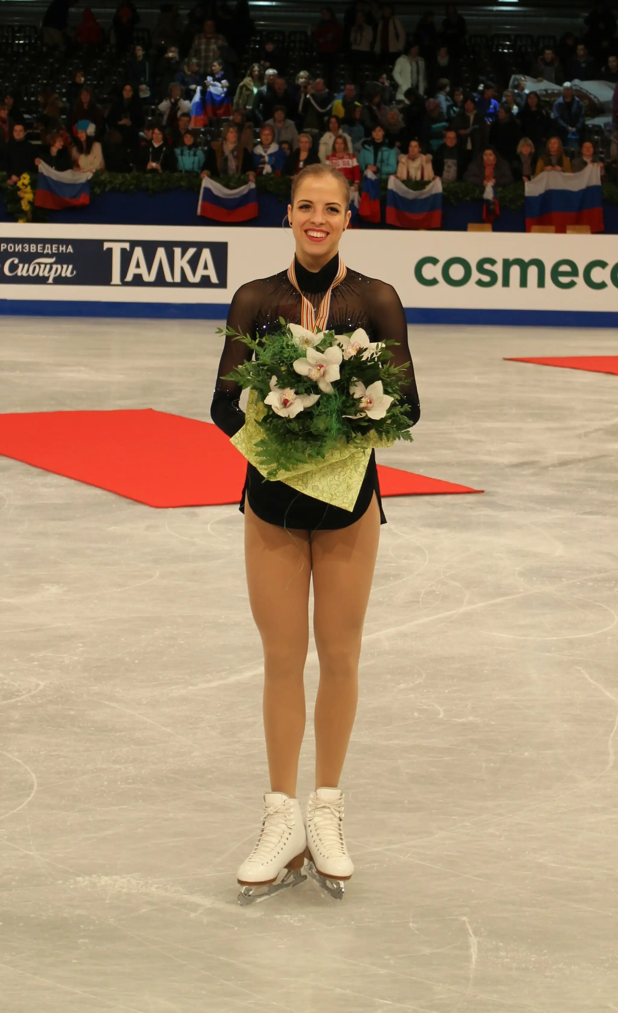 Bronzová medailistka Carolina Kostnerová.