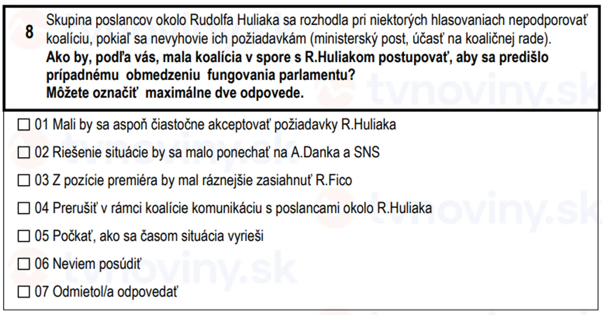 Otázky, ktoré sa pýta Štatistický úrad SR