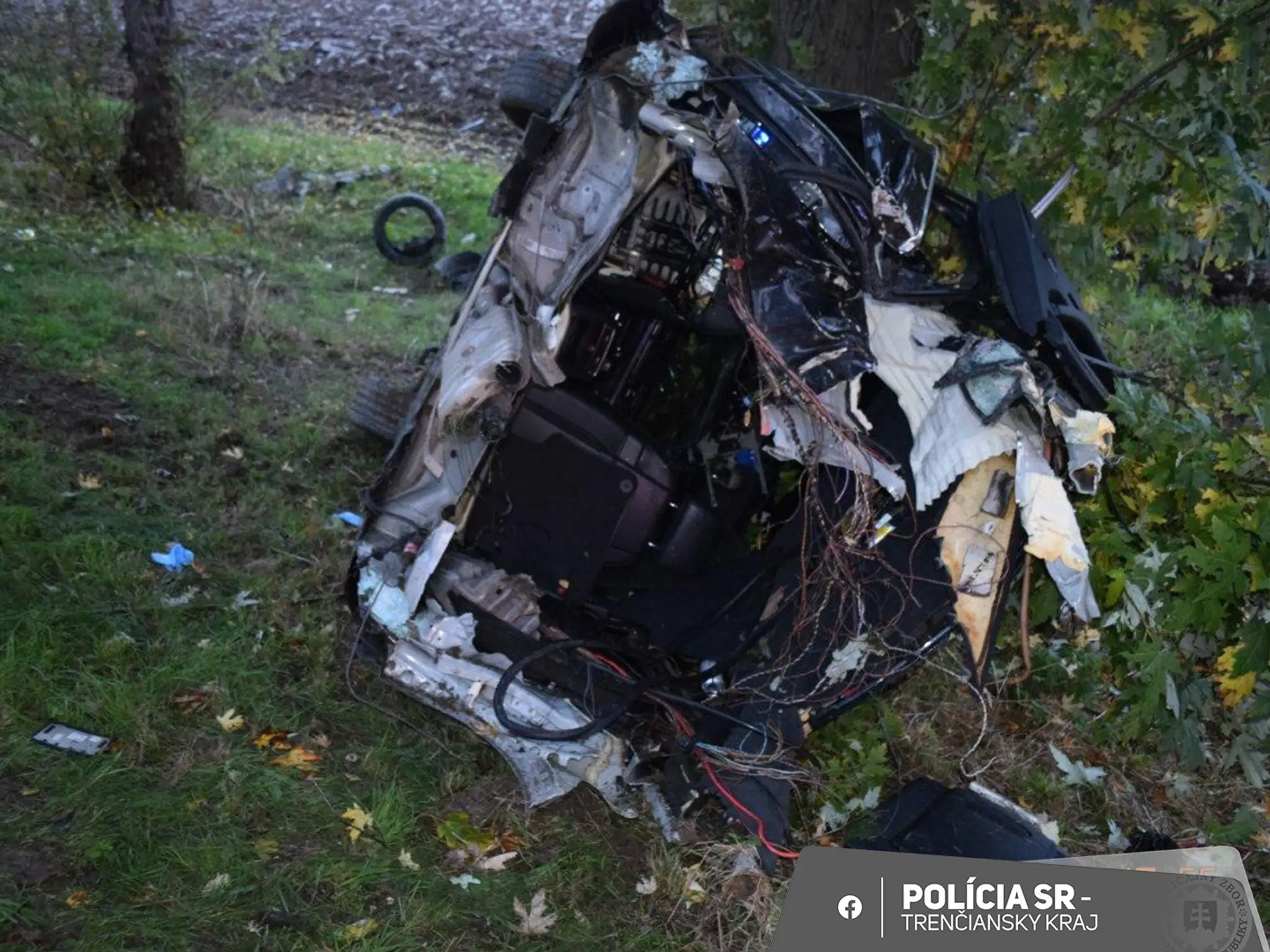 Dopravná nehoda pri Bánovciach nad Bebravou