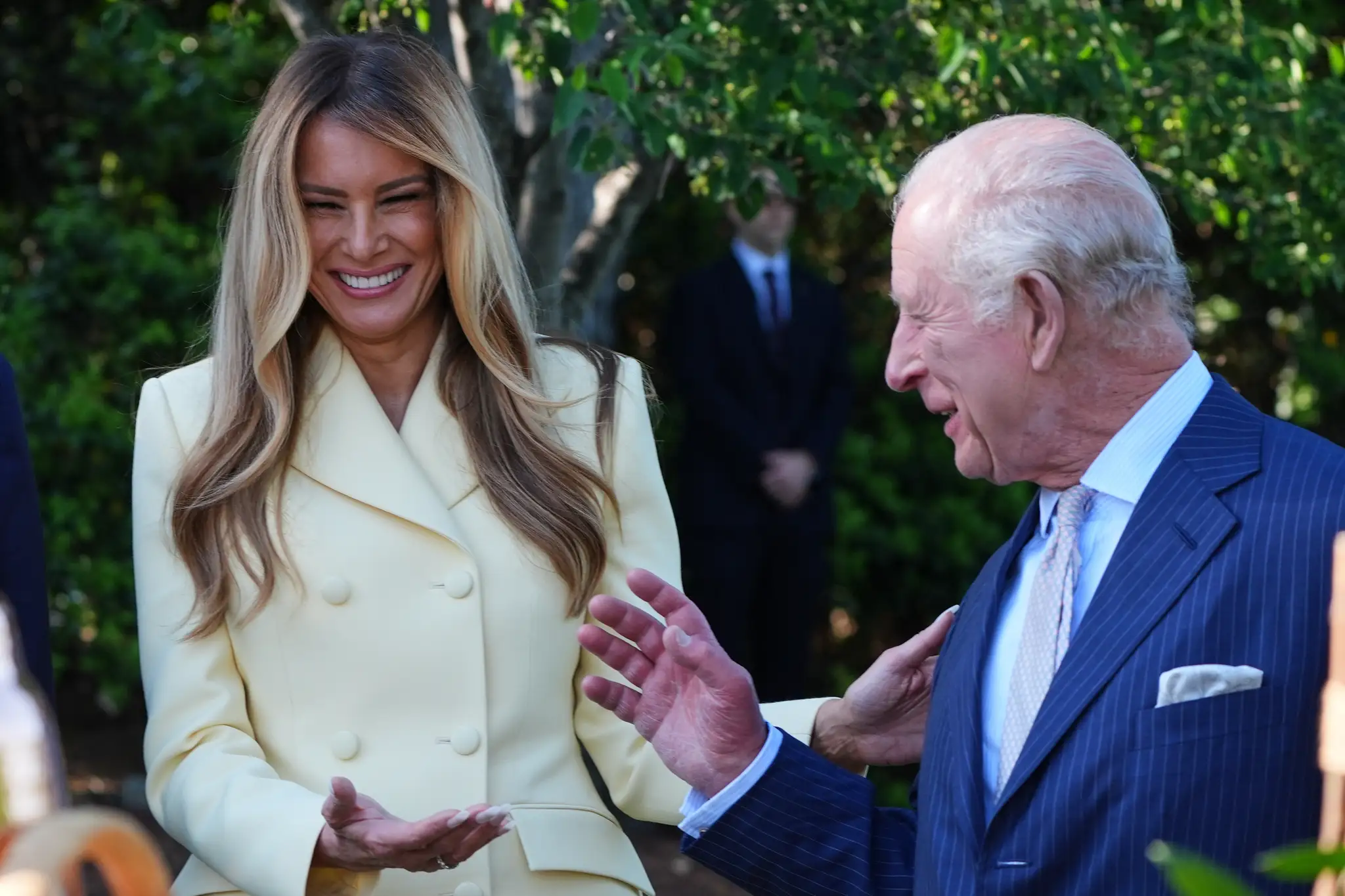 Kráľ Karol III. s manželkou Kamilou na návšteve v USA.