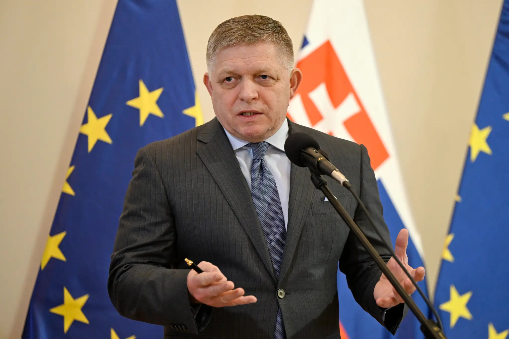 Na snímke predseda vlády SR Robert Fico.