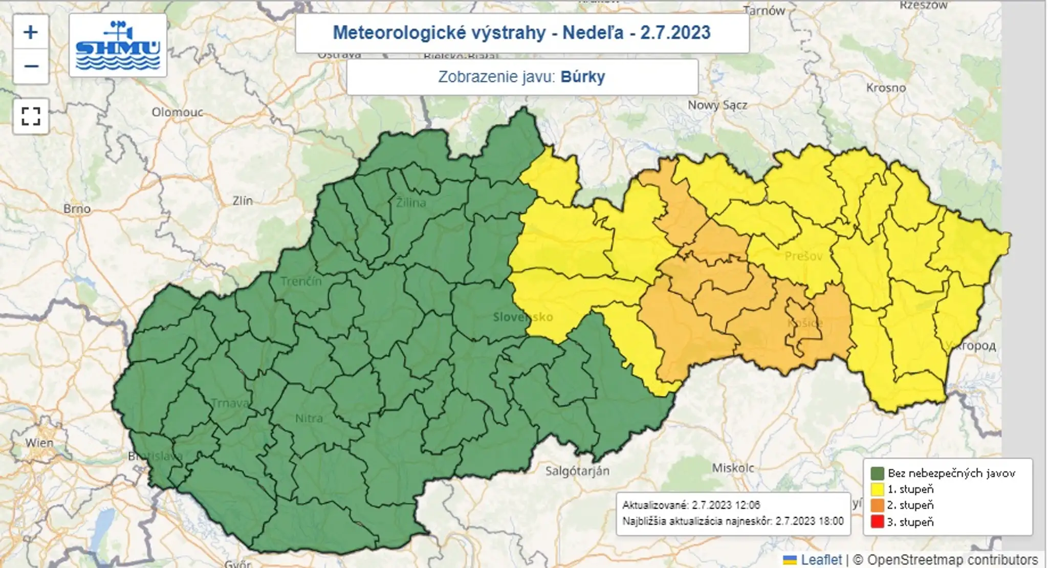 Meteorologické výstrahy