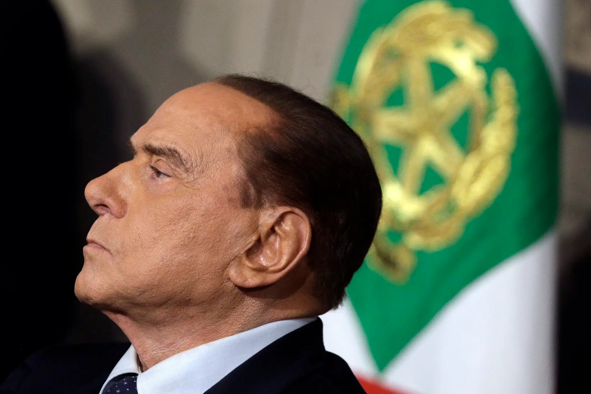 Silvio Berlusconi na archívnej snímke