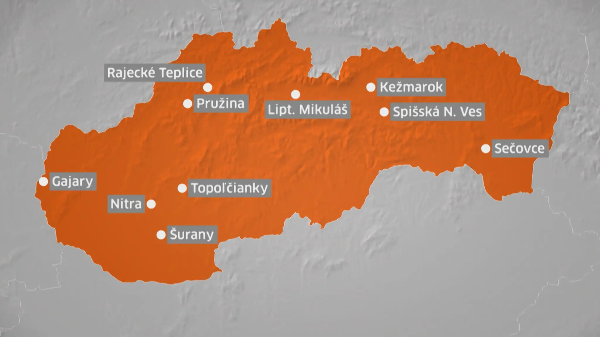 Mapa miest, ktoré zavedú samoobslužné kiosky