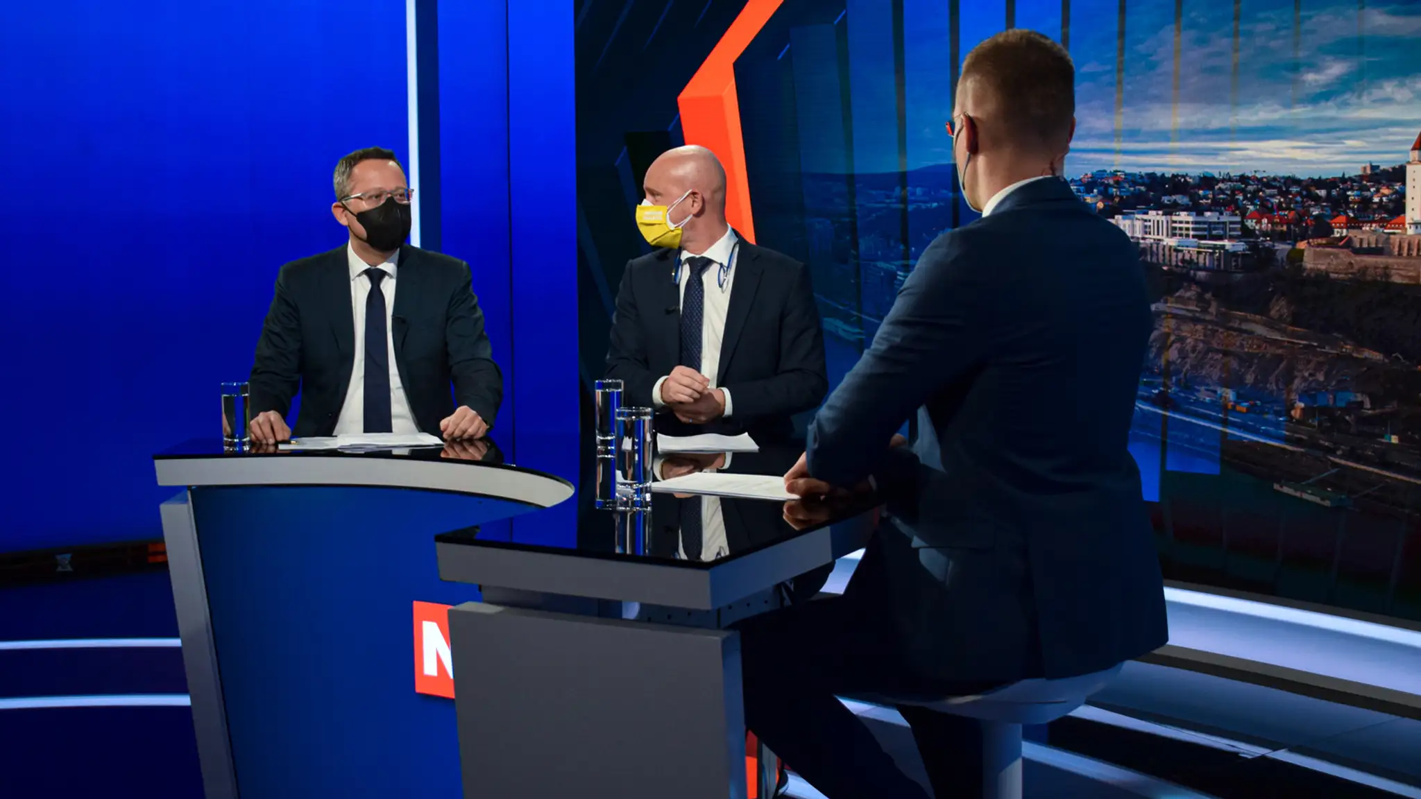 Ladislav Kamenický a Branislav Gröhling v Na telo.