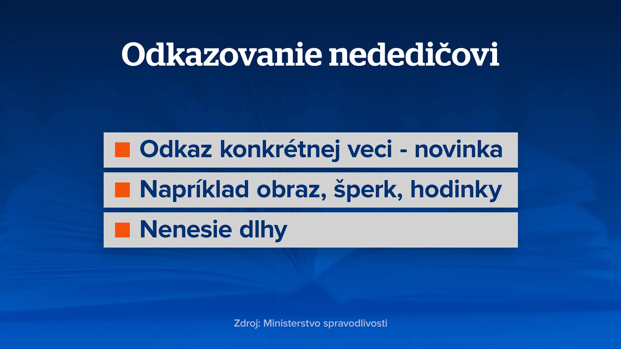 Darovanie konkrétnej veci.