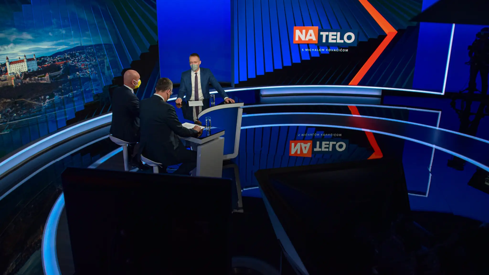 Ladislav Kamenický a Branislav Gröhling v Na telo.