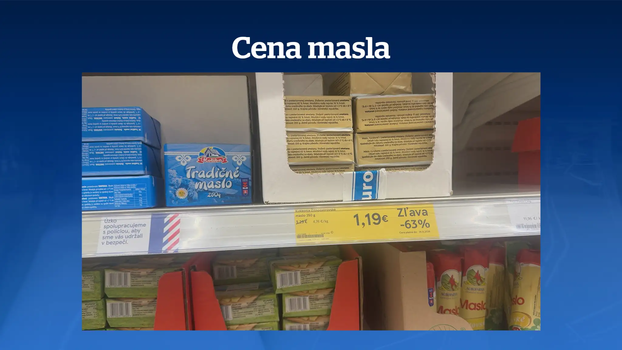 Cena masla