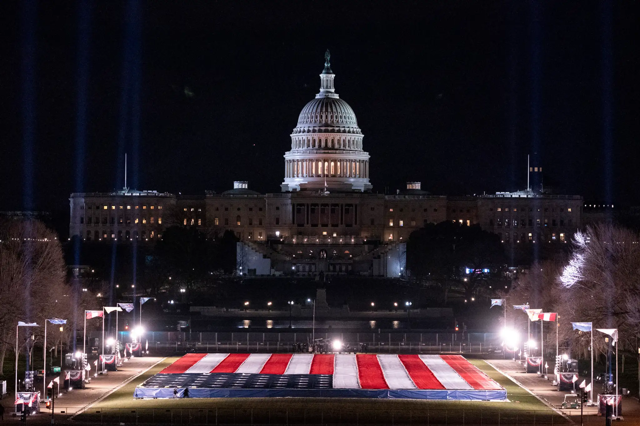 Prípravy na inauguráciu prezidenta USA