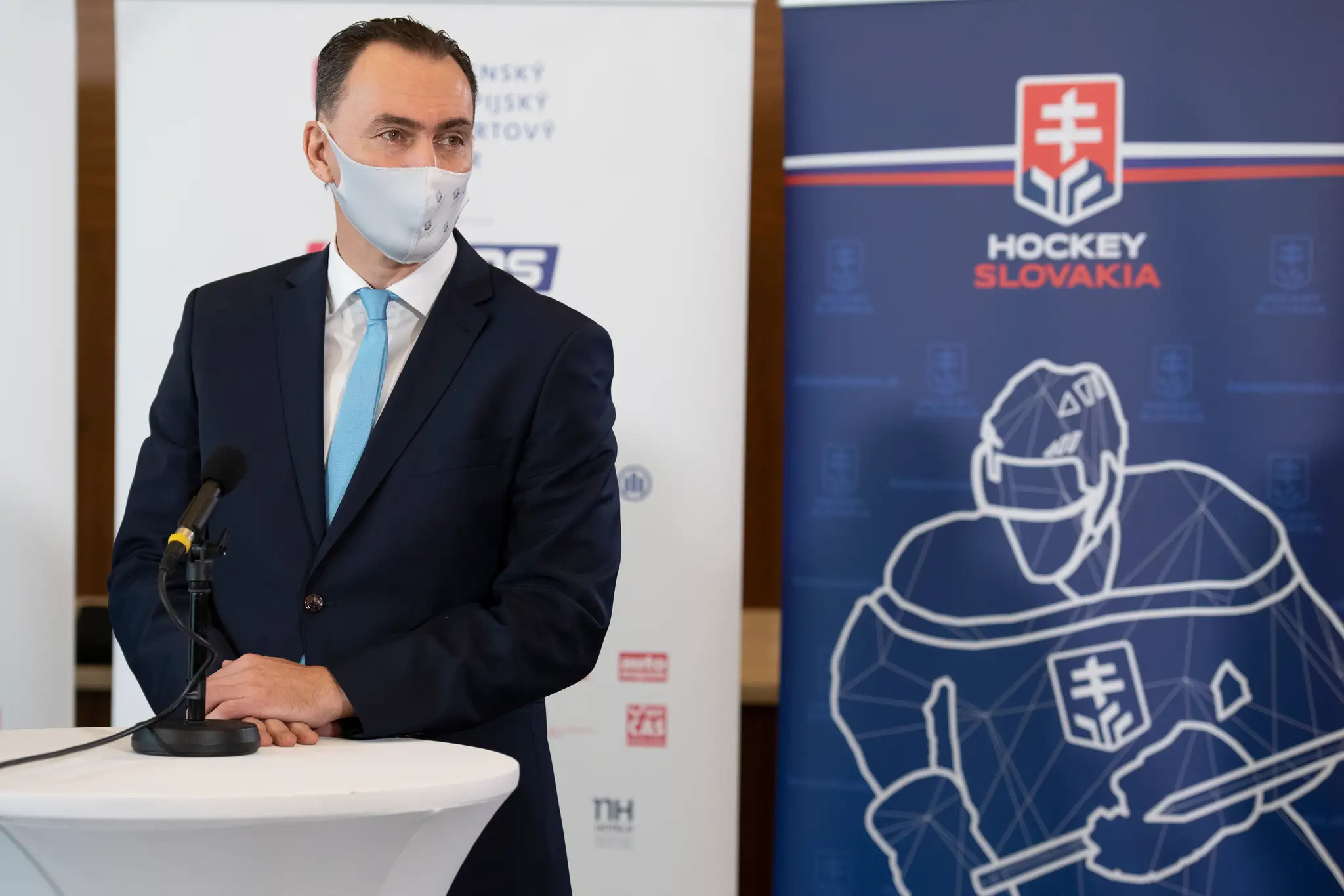 Prezident SZĽH, generálny manažér reprezentácie Miroslav Šatan po ZOH 2022.