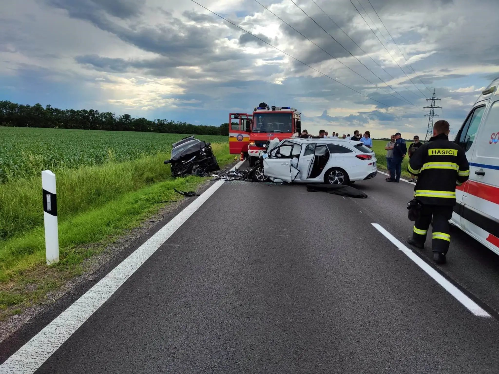 Tragická nehoda pri Nových Zámkoch.