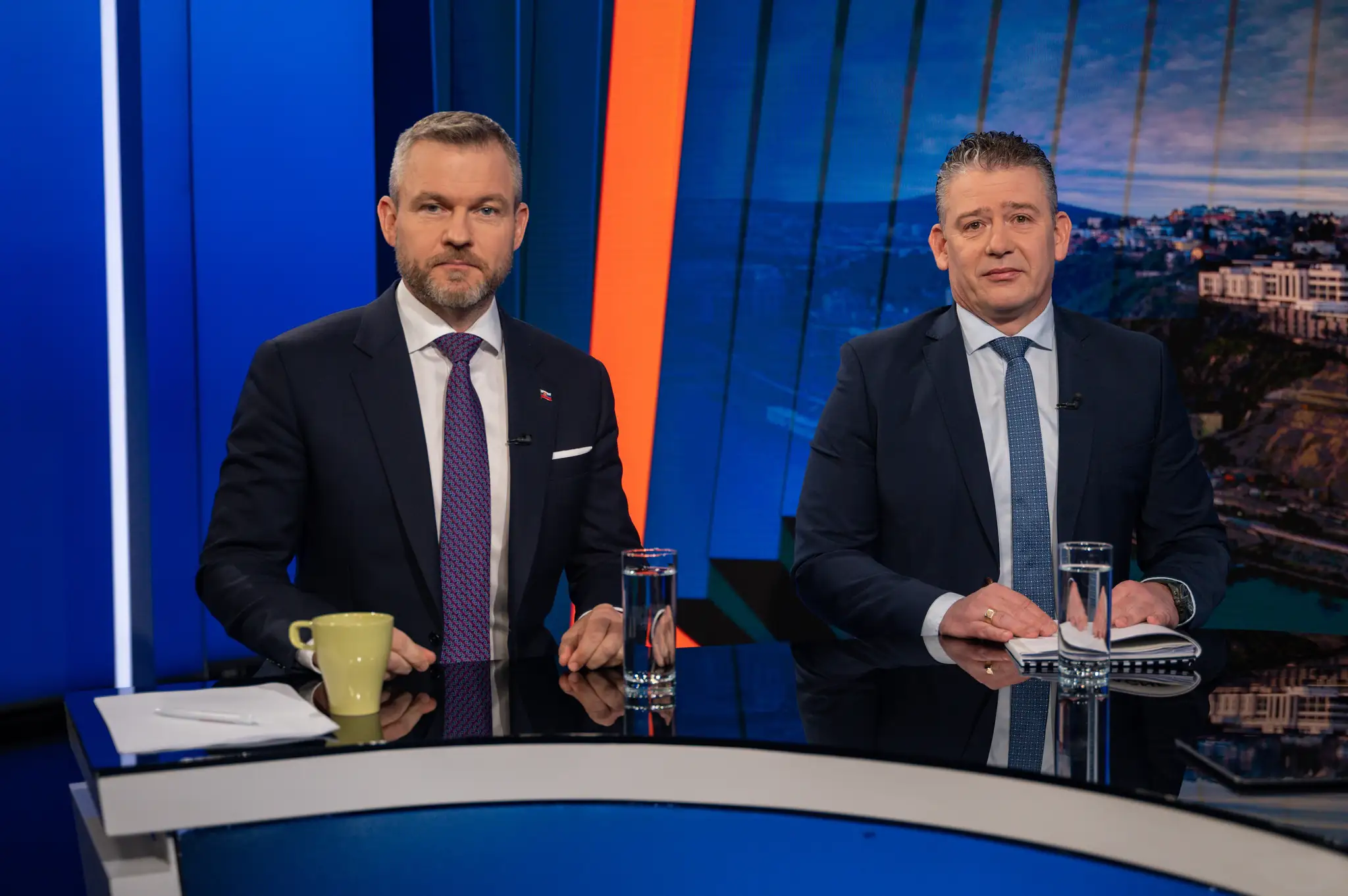 Peter Pellegrini a Roman Mikulec.