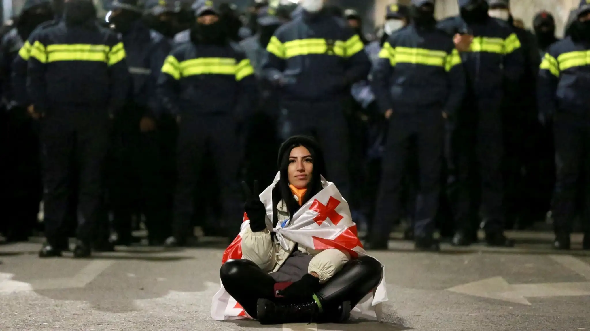 Protesty v Gruzínsku