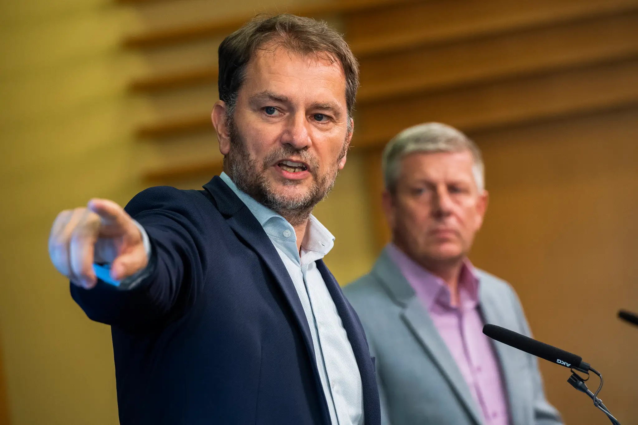 Igor Matovič a Vladimír Lengvarský.