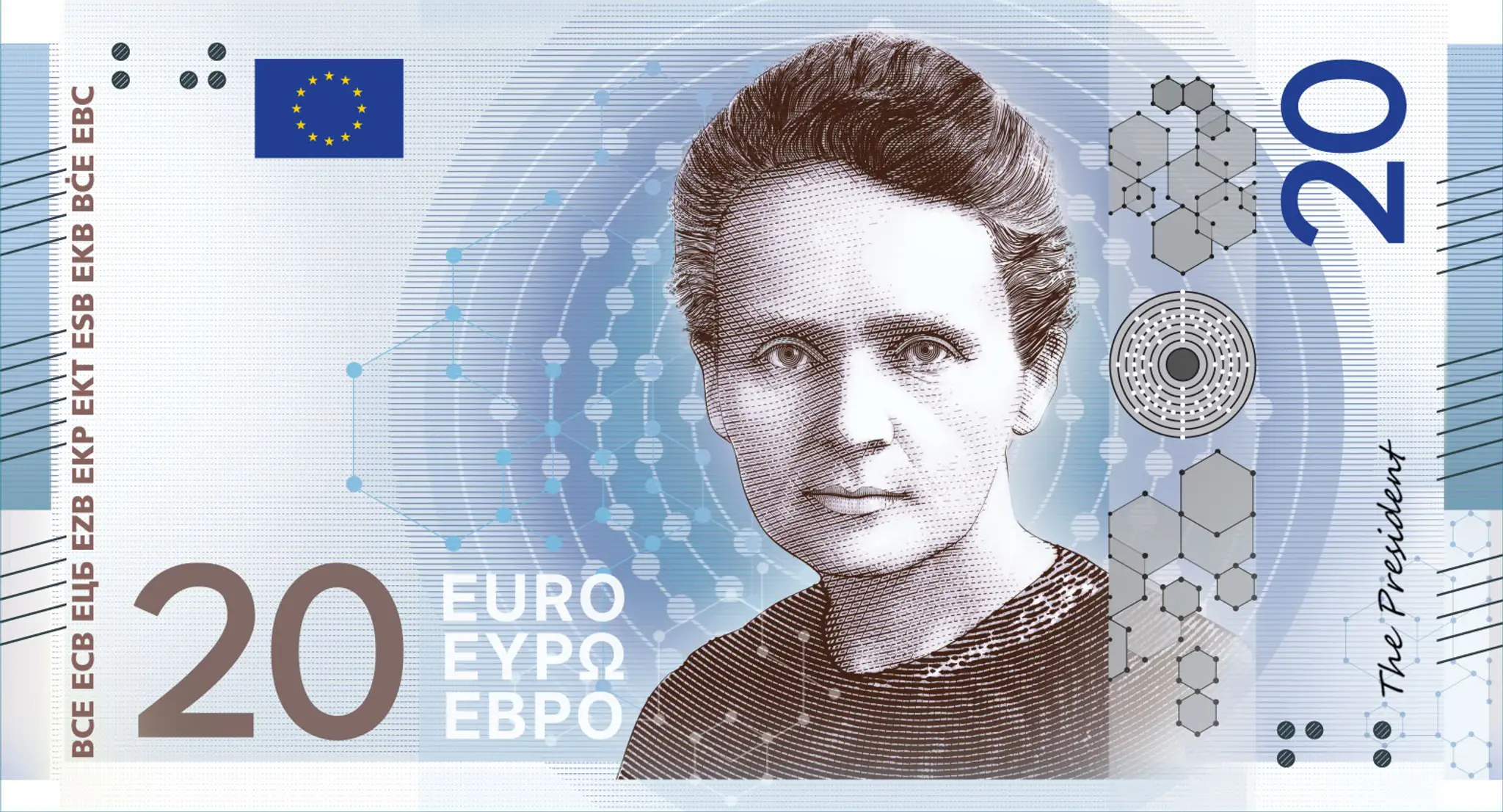 Nové eurobankovky Návrh E