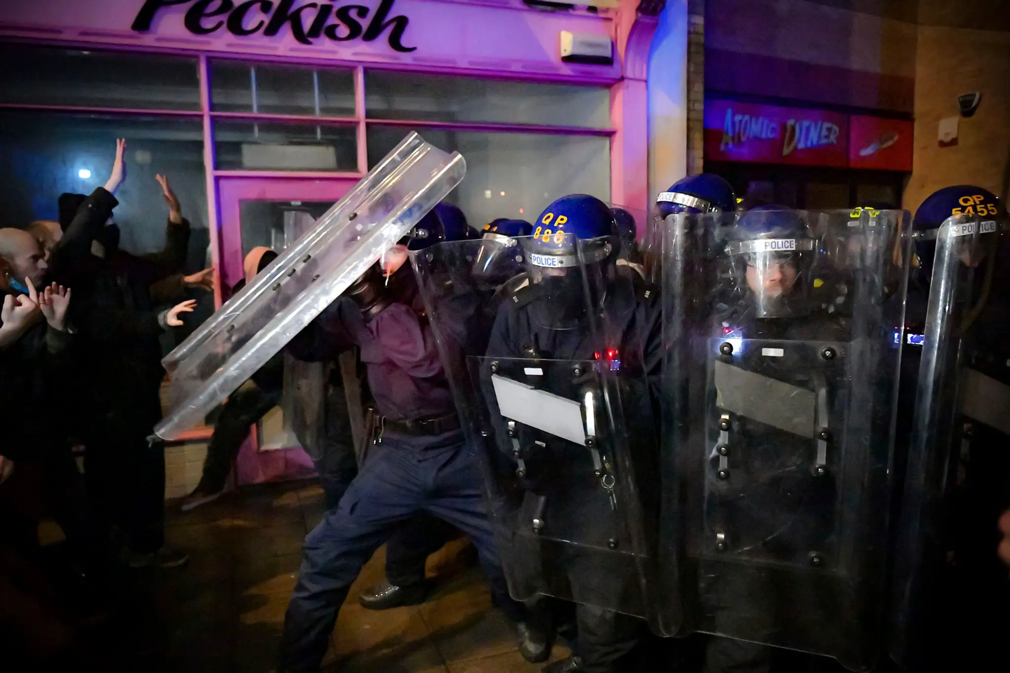 Protesty v Bristole.