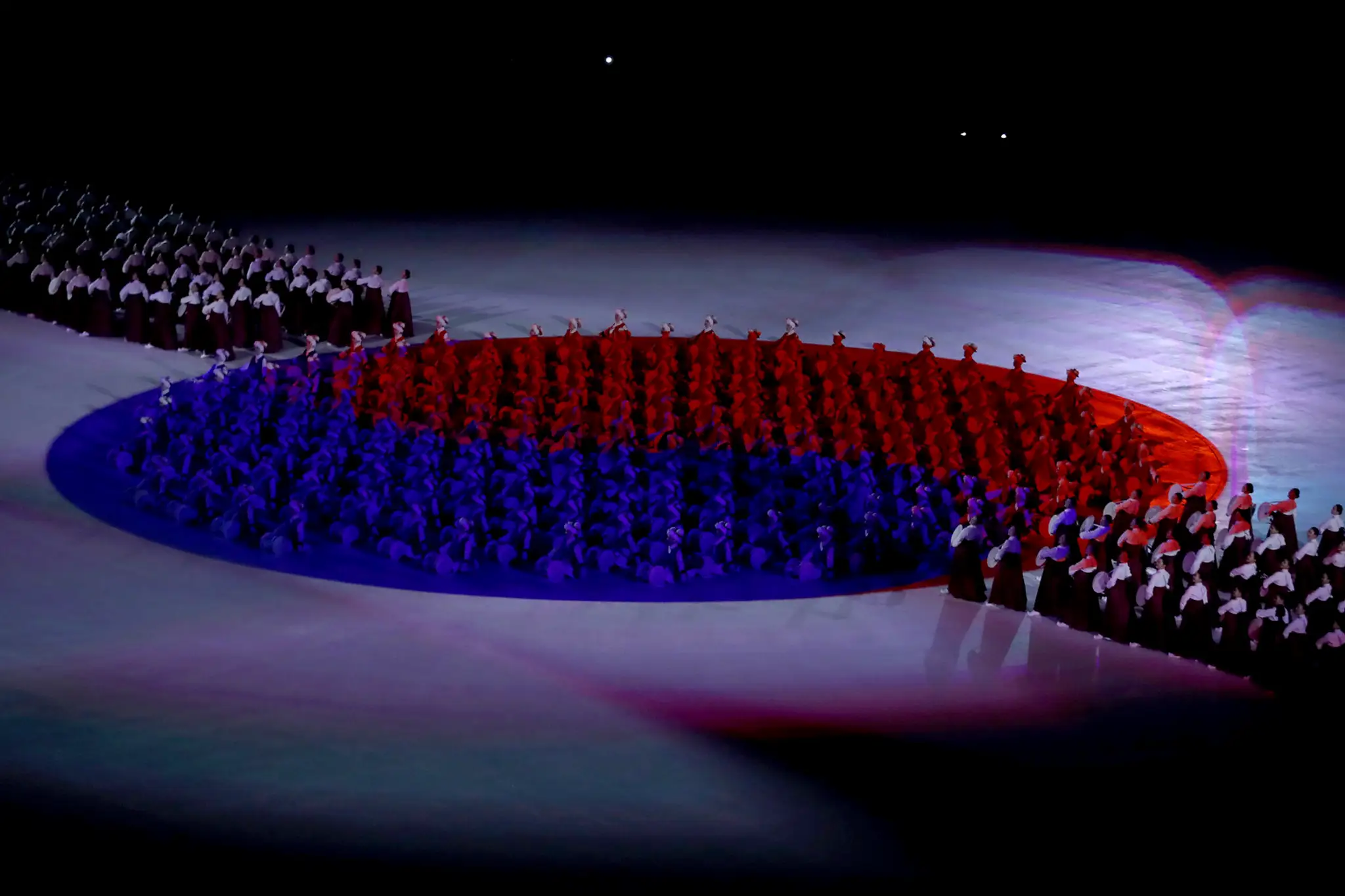 Výprava Ghany na otváracom ceremoniáli ZOH 2018.