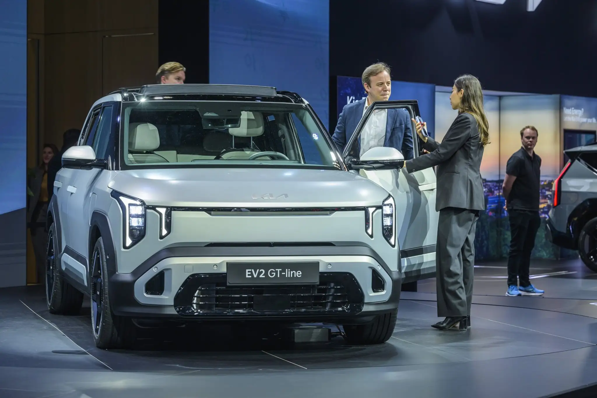 Zábery na elektromobil Kia EV2.