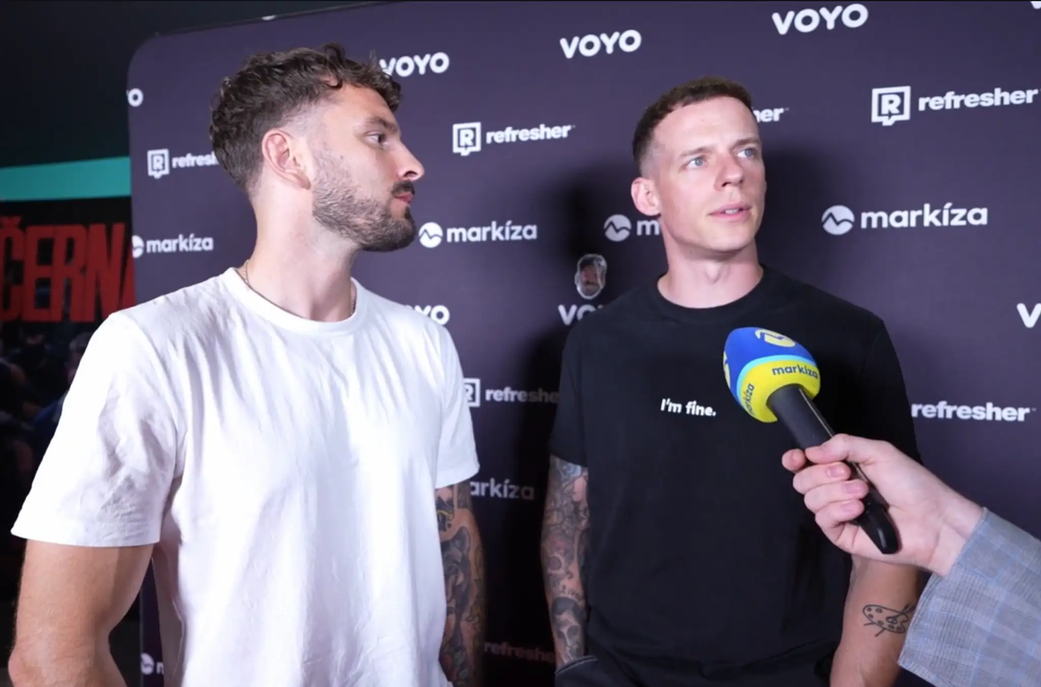 Rasťo a Krištof na premiére Ruže v Košiciach