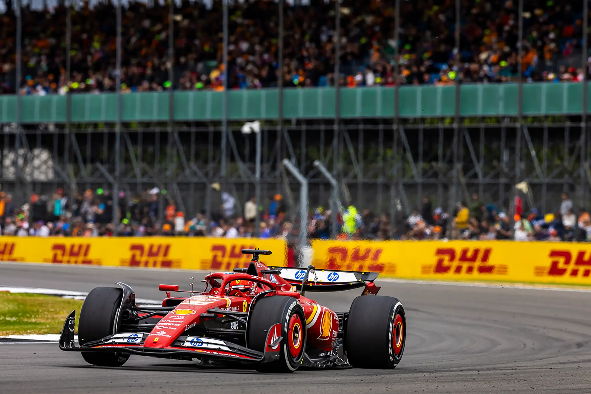 Charles Leclerc na Ferrari.