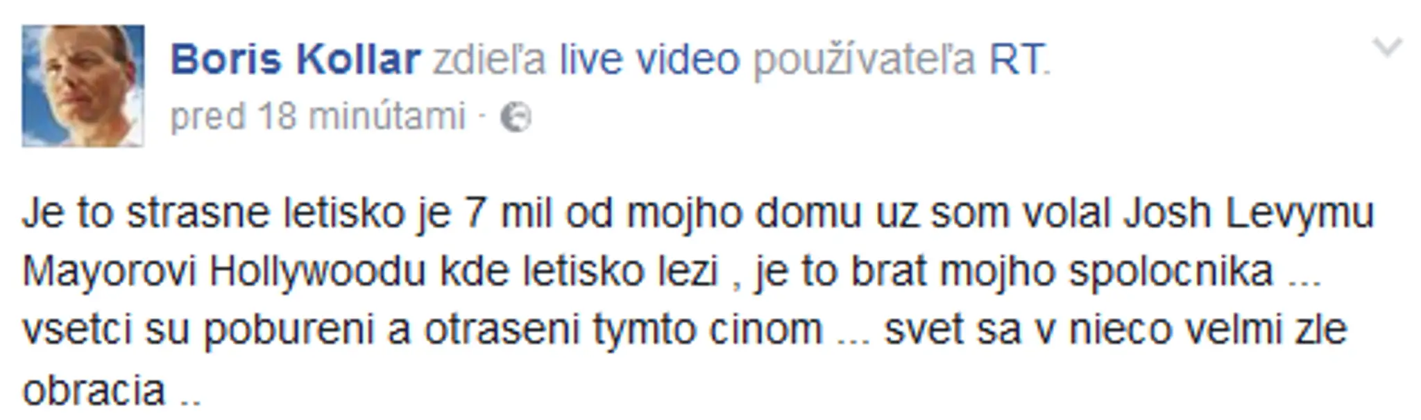 Takto reagoval Boris Kollár.