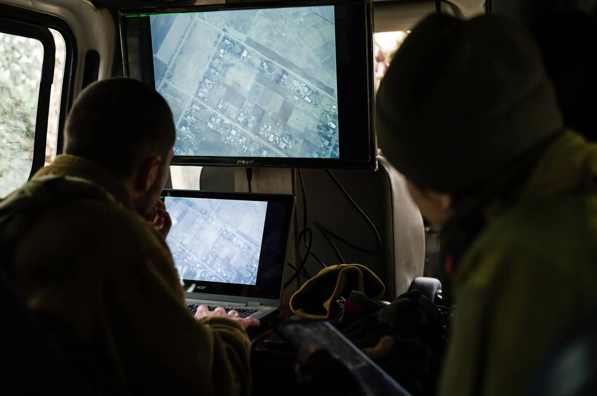 Operátori dronov z 53. mechanizovanej brigády ukrajinskej armády.