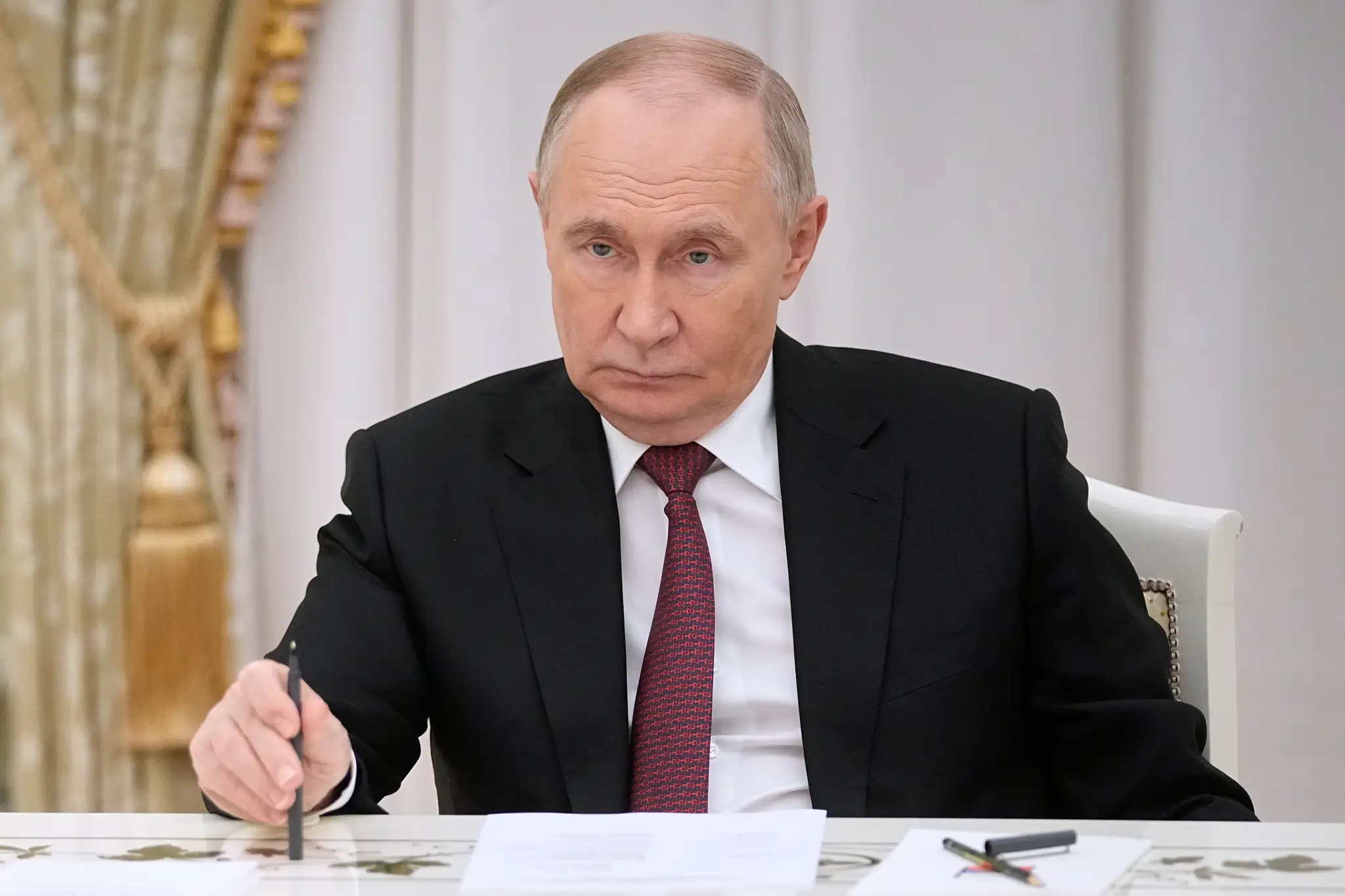 Vladimir Putin v Kremli