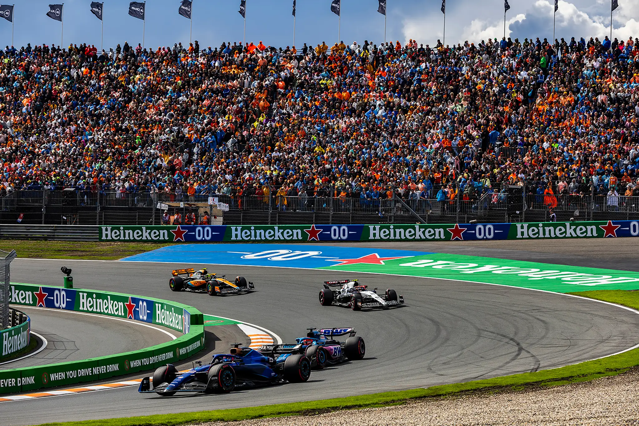 Alexander Albon na trati VC Holandska.