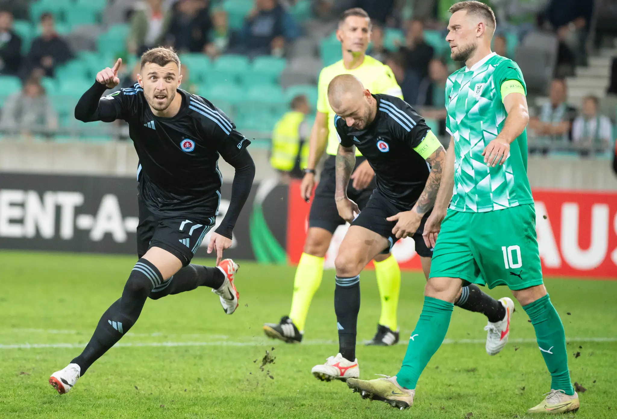 NK Olimpija Ľubľana - ŠK Slovan Bratislava.
