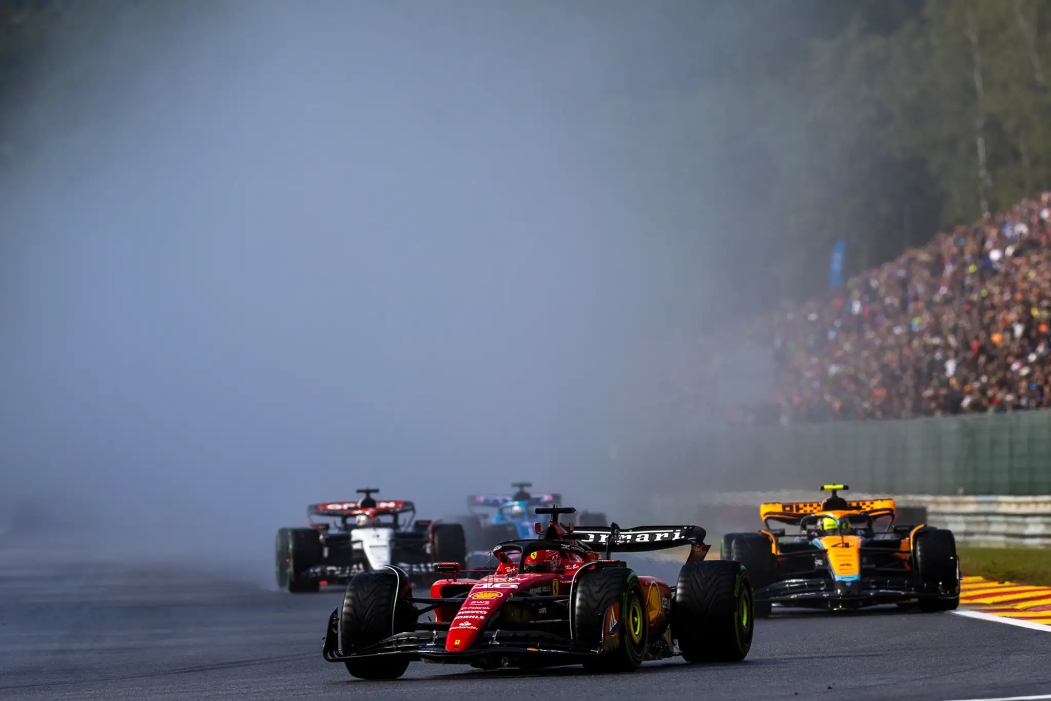 Charles Leclerc na Ferrari.