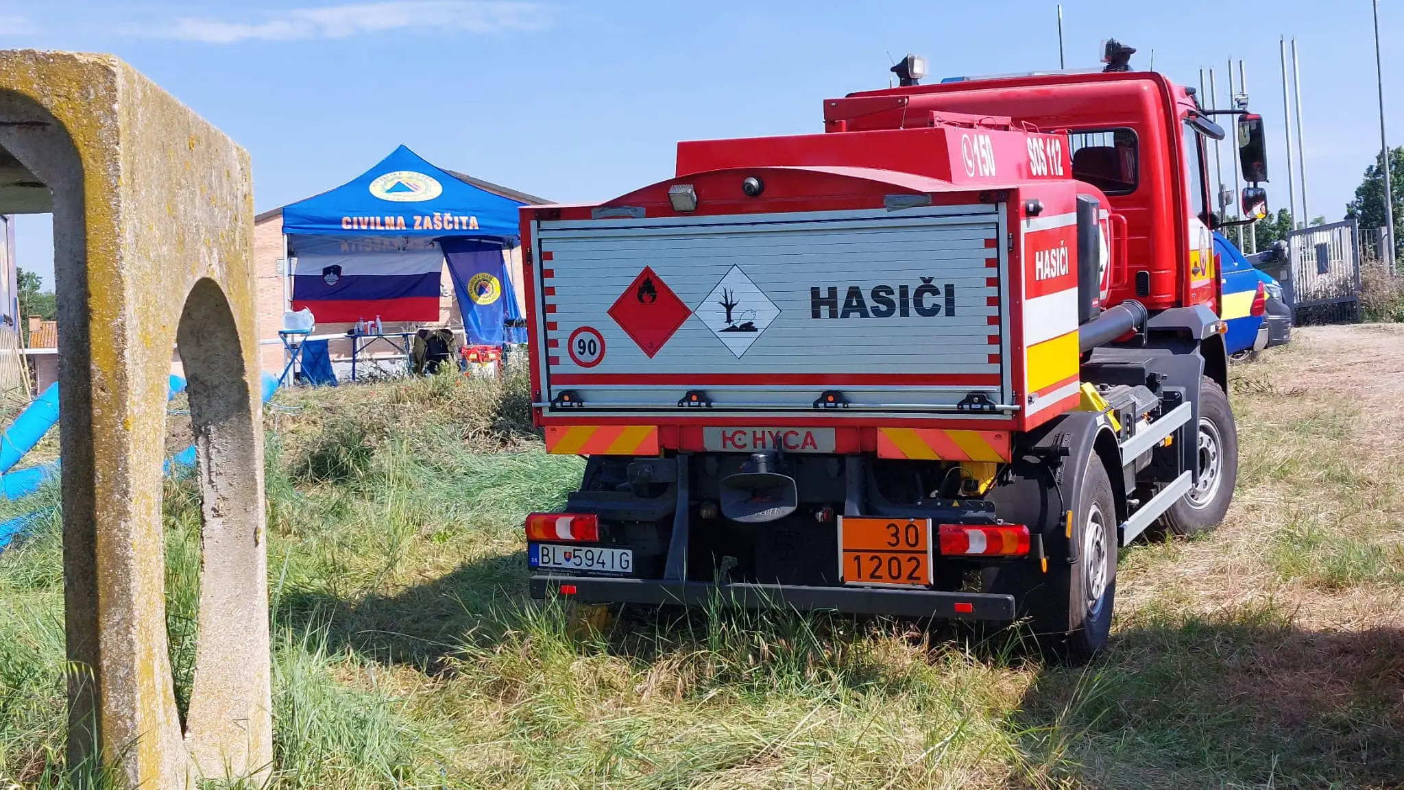 Naši hasiči pomáhajú v Taliansku